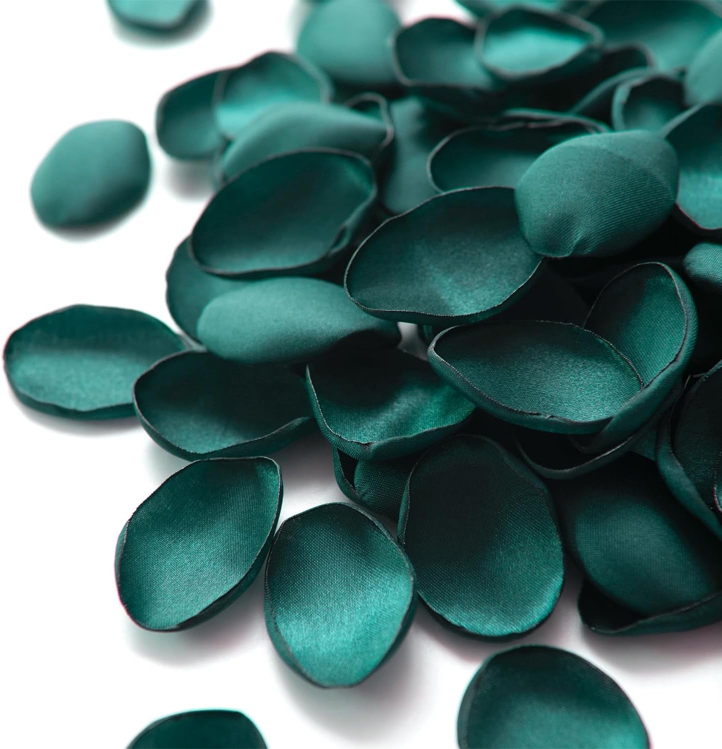 Ling's Moment Rose Petals, Silk Flower Petals for Wedding/Aisle/Flower Girl Baskets/Table Centerpiece Décor,etc.Dark Teal 200pcs