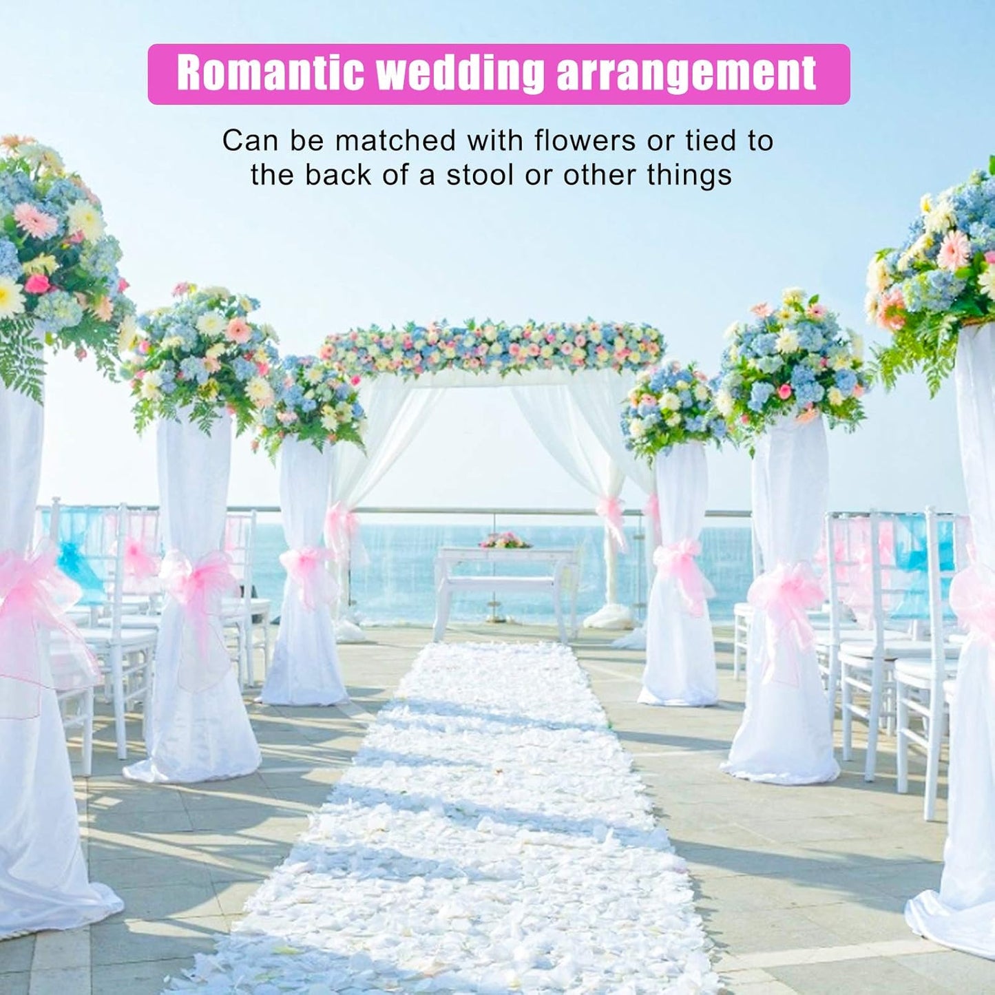 Crystal Organza Tulle Sheer Fabric Backdrop Curtains for Wedding Baby Shower Birthday Party Event Decor, 19” by 30 Yard (Gold)