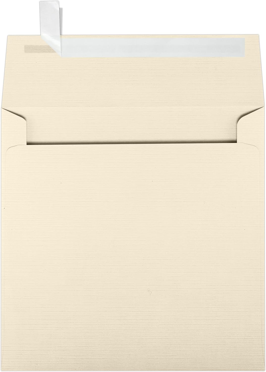 LUXPaper Square Invitation Envelopes | Peel & Press | 6 1/2" x 6 1/2" | Natural Linen | 80lb. Text | 50 Qty