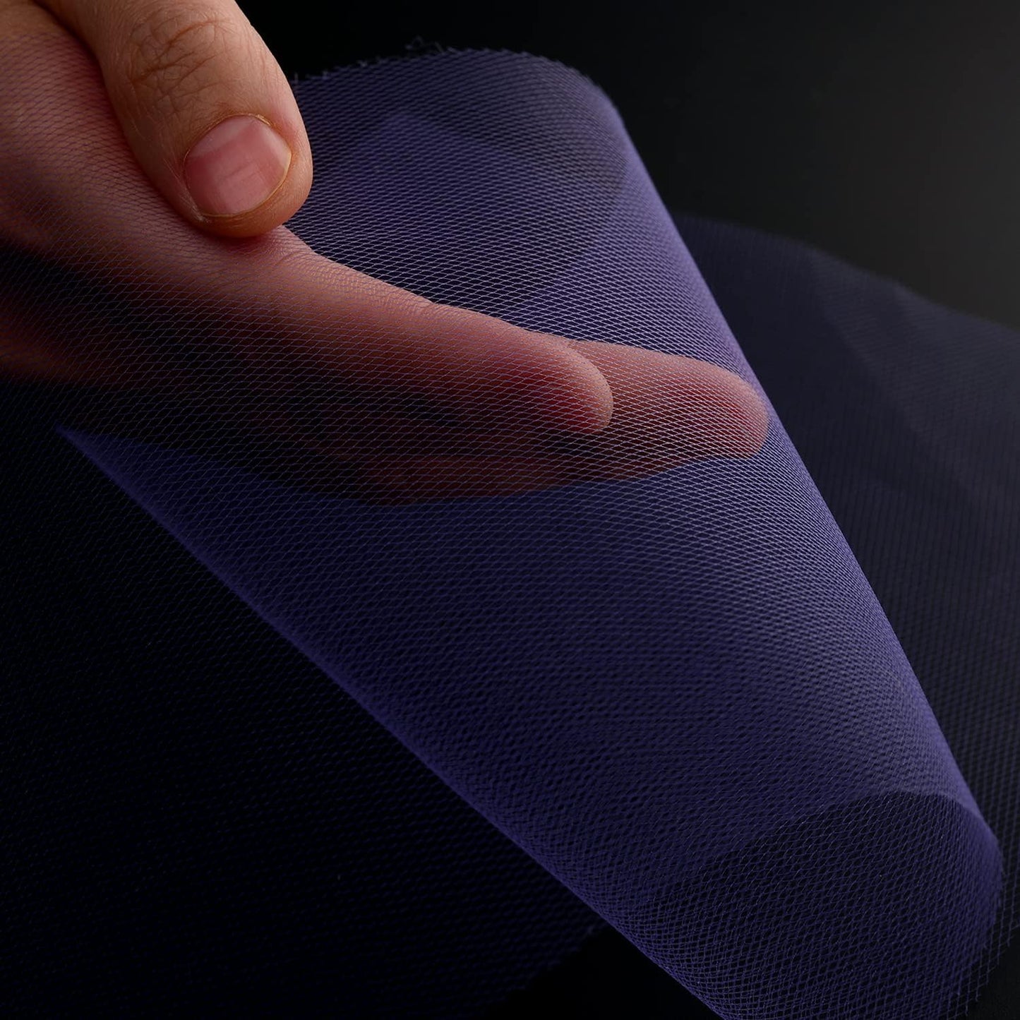 Tulle Rolls 6” by 100 Yards (300 feet) Tulle Roll Spool Fabric for DIY Tutu Skirts Wedding Baby Shower Crafts Decorations Party Supplies (Purple)