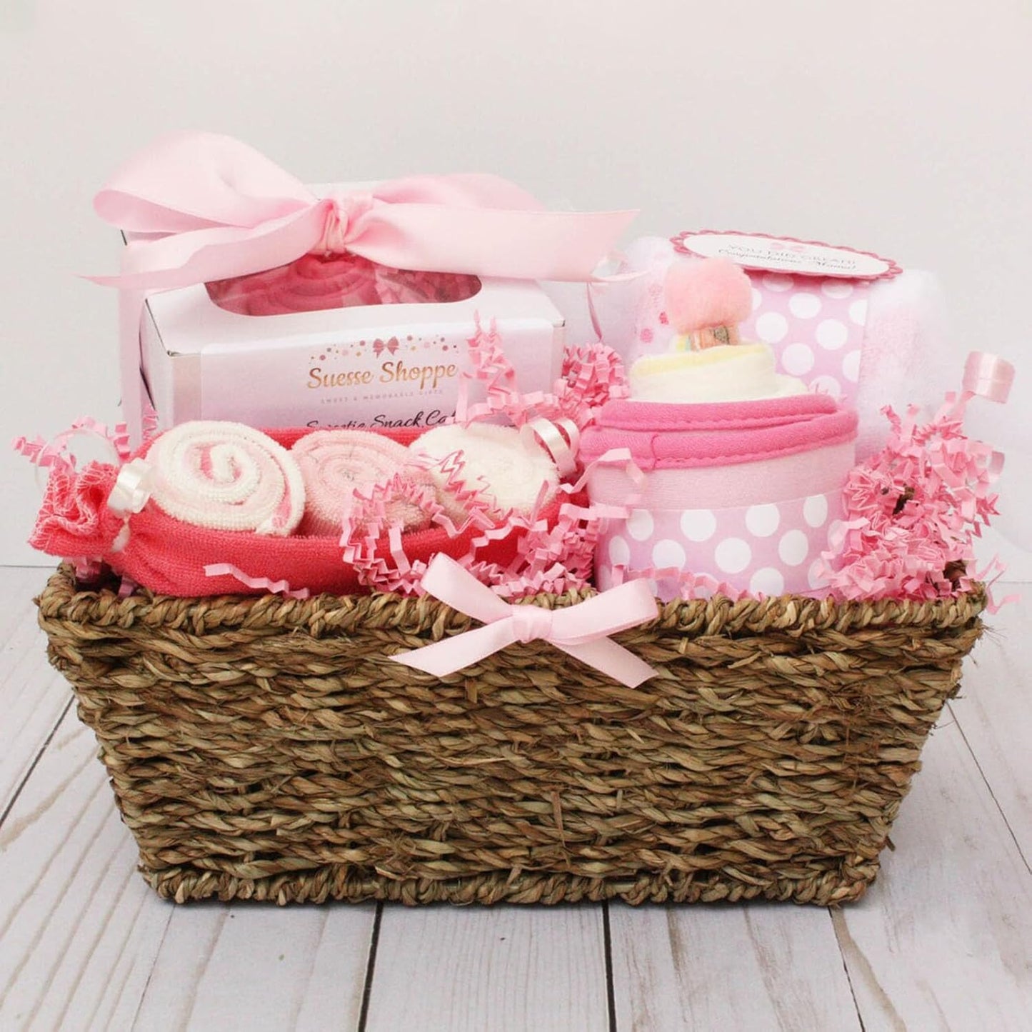 Zankubom 1 LB Pink Crinkle Cut Paper Shred Filler Great for Gift Wrapping, Basket Fillers, Birthday, Gift Wrapping,Halloween Thanksgiving Christmas Wedding Party Decor Filling Supplies