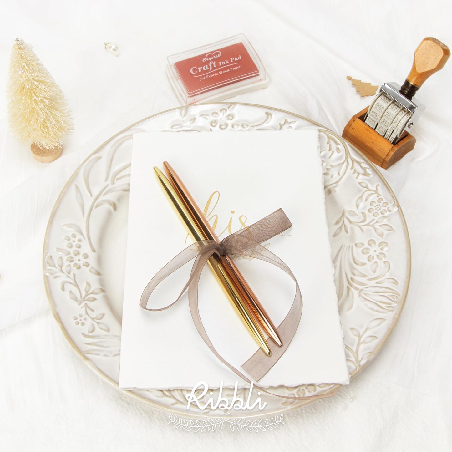 Ribbli Brown Organza Ribbon,1 Inches x Continuous 50 Yard, Brown Sheer Ribbon for Gift Wrapping,Cookie Wrapping,Wedding Decoration,All Crafting and Sewing