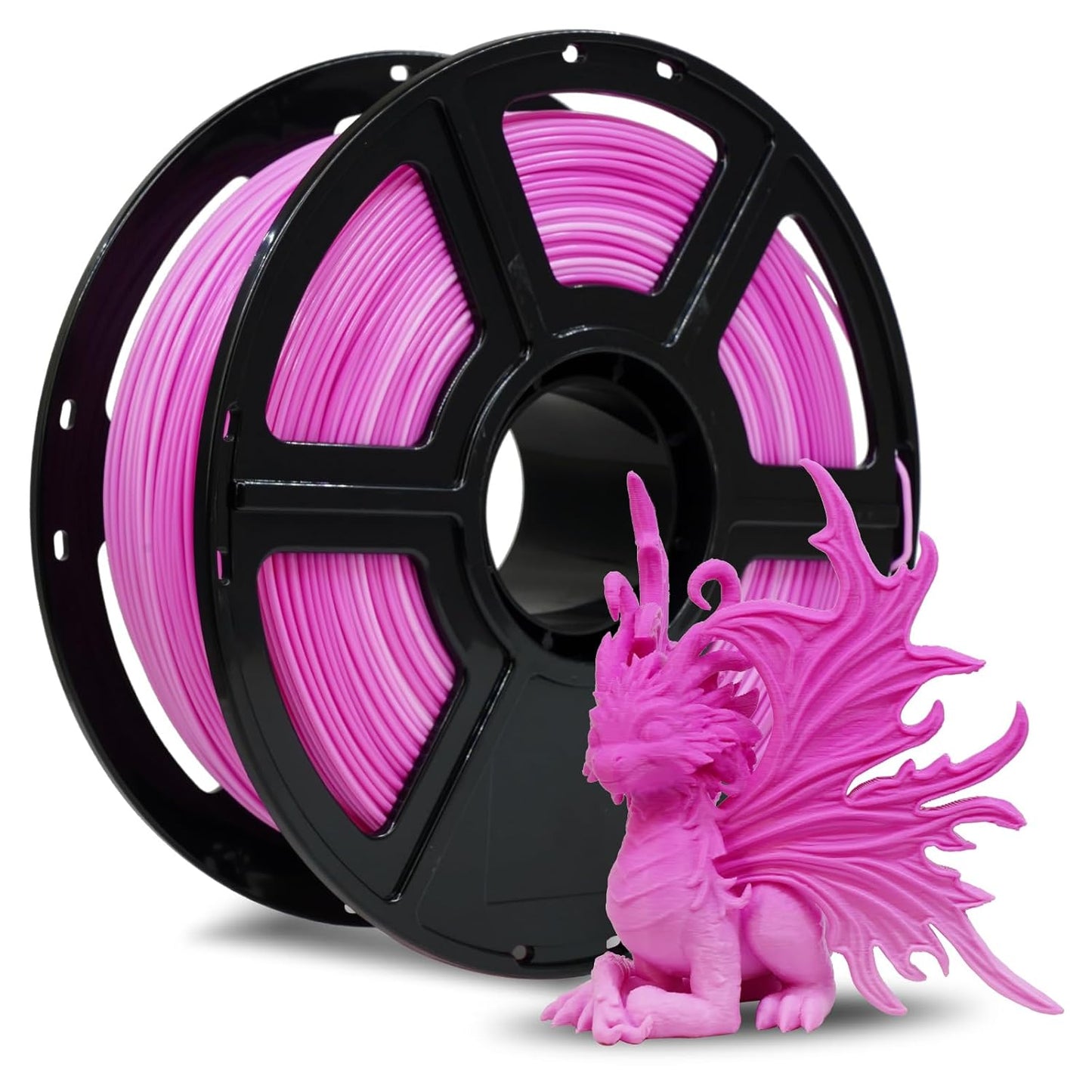 FLASHFORGE Rapid PLA Filament 1.75mm Pink White Gradient, 500mm/s High Speed Printing, 3D Printer Filament 1kg Spool, Dimensional Accuracy +/- 0.02mm, Enjoy Exceptional Print Quality