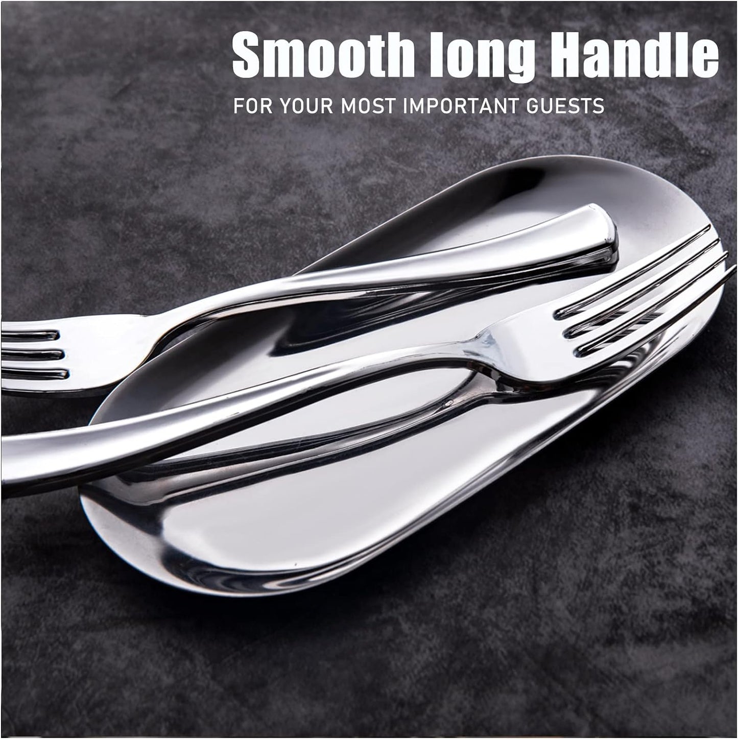 WDF 160 Pieces Silver Plastic Silverware - Silver Disposable Silverware - Plastic Silverware Heavy Duty - 80 Forks 40 Knives 40 Spoons - Disposable Cutlery Perfect for Christmas Wedding/Party