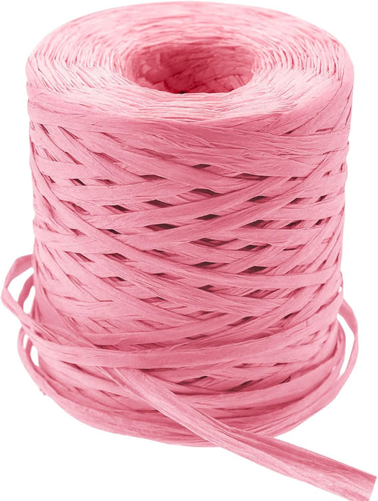Creatrill 218 Yards Raffia Paper Craft Ribbon Packing Paper Twine, 1/4 Inch by 218 Yards