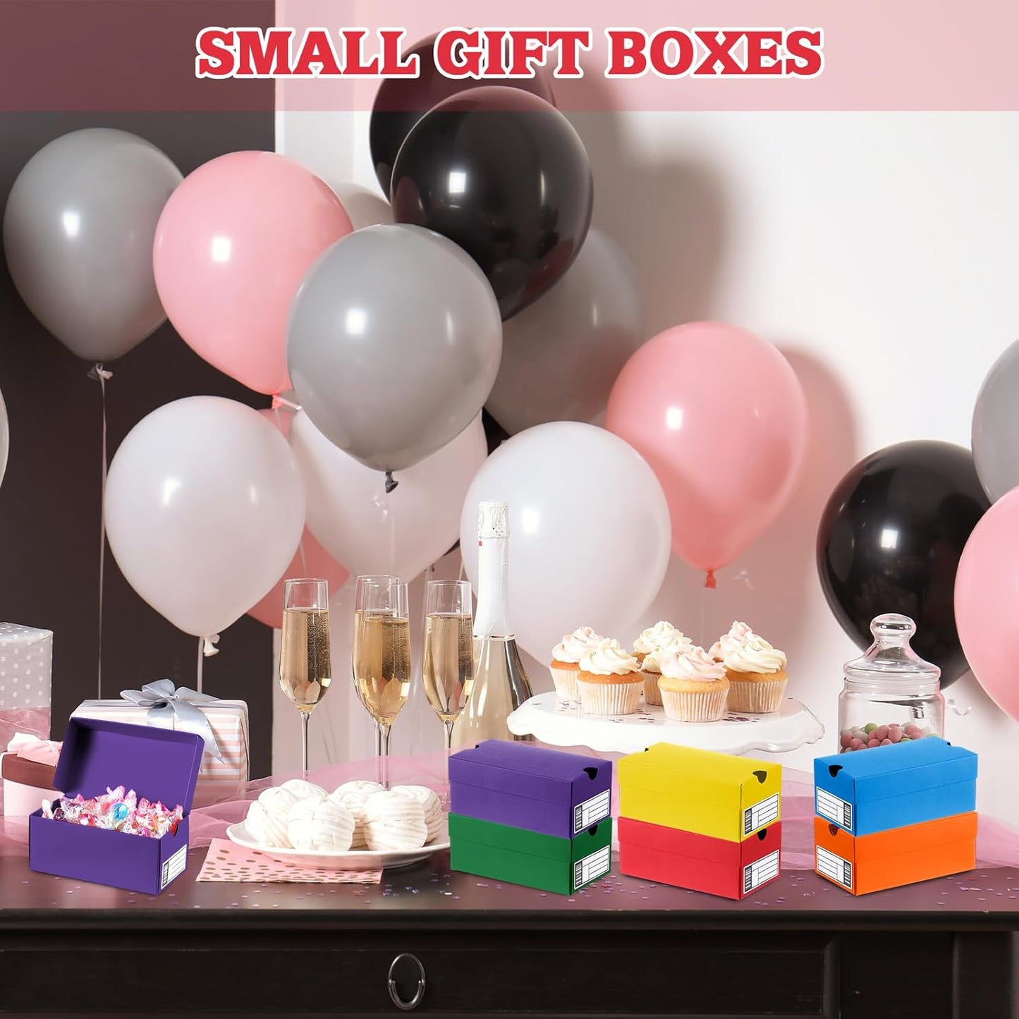 12 Sets Mini Shoe Gifts Boxes for Party Favors 4.7 x 2.5 x 2 Inch Sports Mini Sneaker Box with Editable Label for Candies Cookies Snacks (Multicolor,4.7 x 2.5 x 2 Inches)