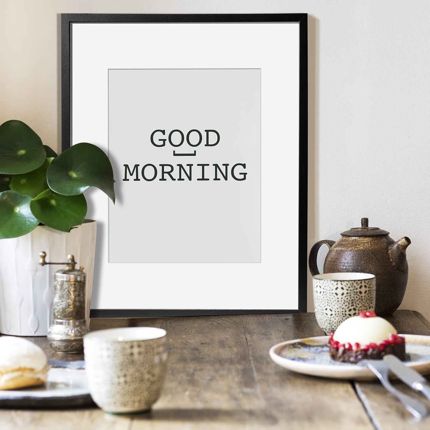 TWING 16 x 20 Picture Frame Set of 6, Classic Picture Frames Display Pictures 11x14 with Mat or 16x20 Without Mat, Wall Mounting Home Decor Collage Photo Frames Poster Frame Black Composite Wood