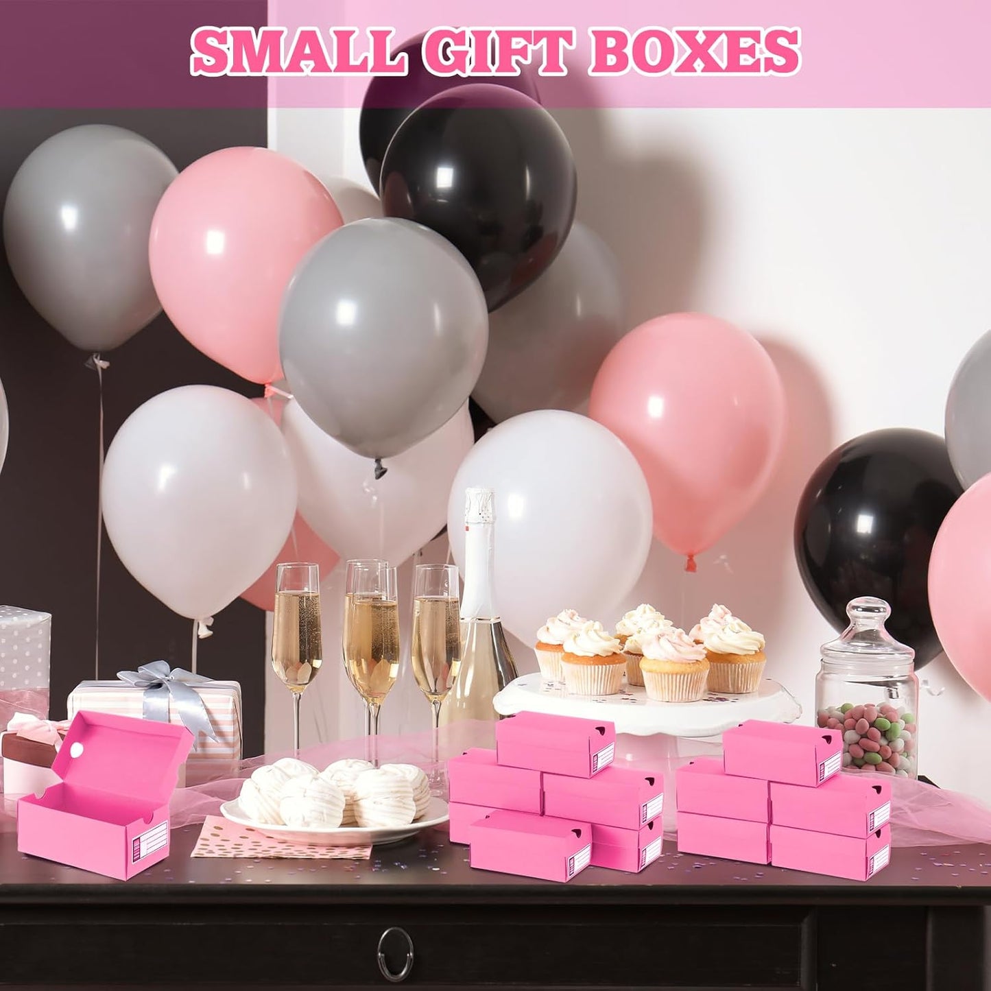 12 Sets Mini Shoe Gifts Boxes for Party Favors 4.7 x 2.5 x 2 Inch Sports Mini Sneaker Box with Editable Label for Candies Cookies Snacks (Light Pink, 4.7 x 2.5 x 2 Inches)