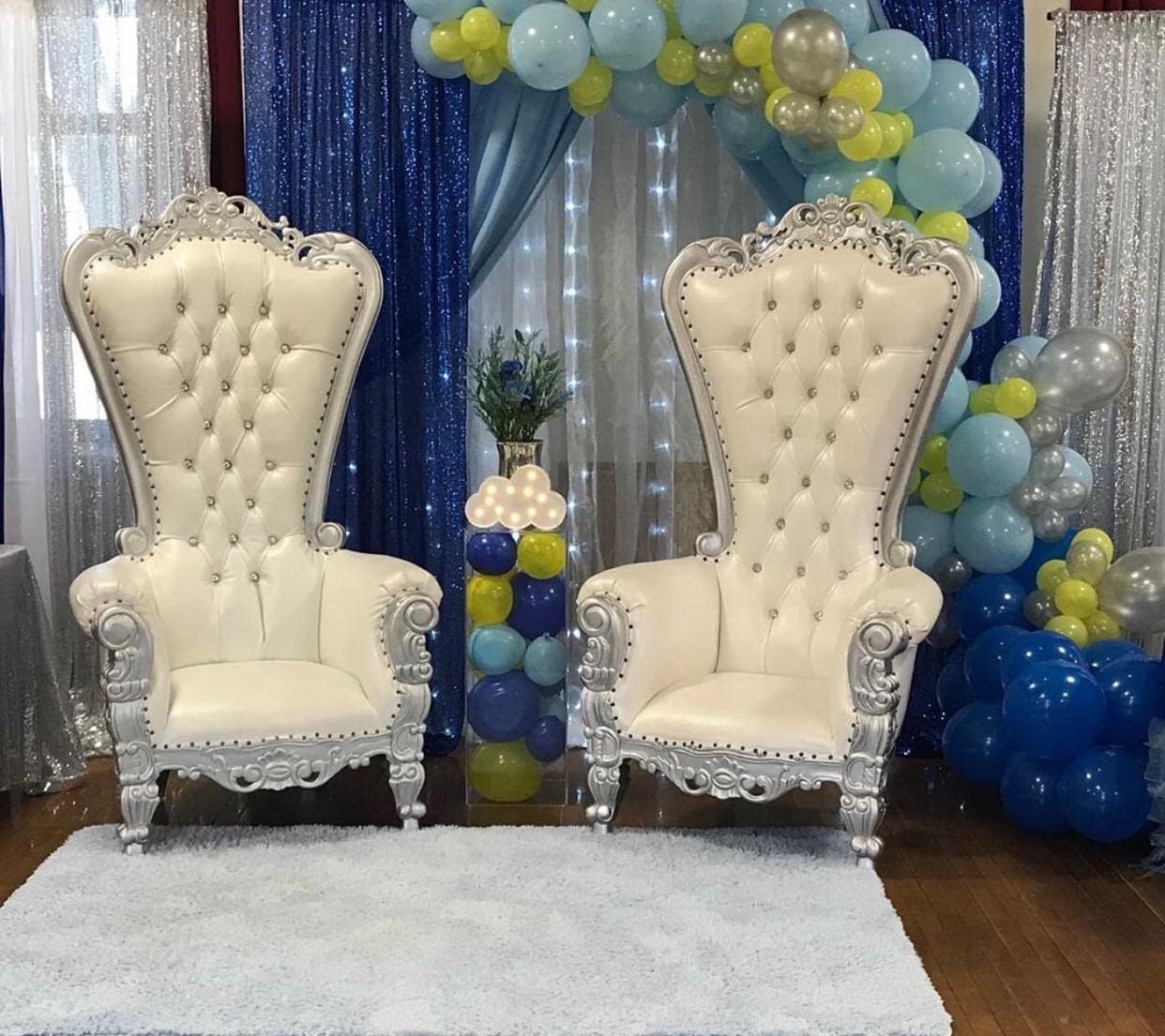 Navy Blue Sequin Backdrop Curtains 2 Panels 4FTx8FT Glitter Navy Blue Photo Backdrop Drapes Party Wedding Baby Shower Curtain Sparkle Photography Background Backdrop