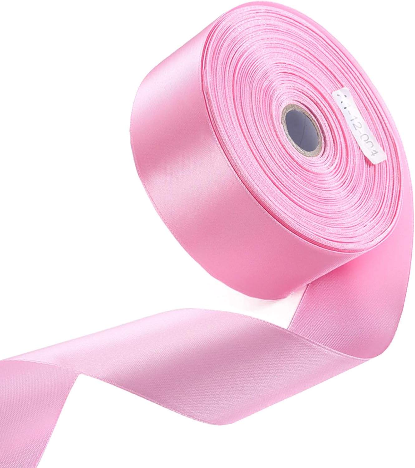 1-1/2" x 50 Yards Pink Satin Ribbon Single Faced Fabric Ribbons for Gift Wrapping, Crafting, Floral Arrangements, Flower Bouquet, Wedding, Home Decor