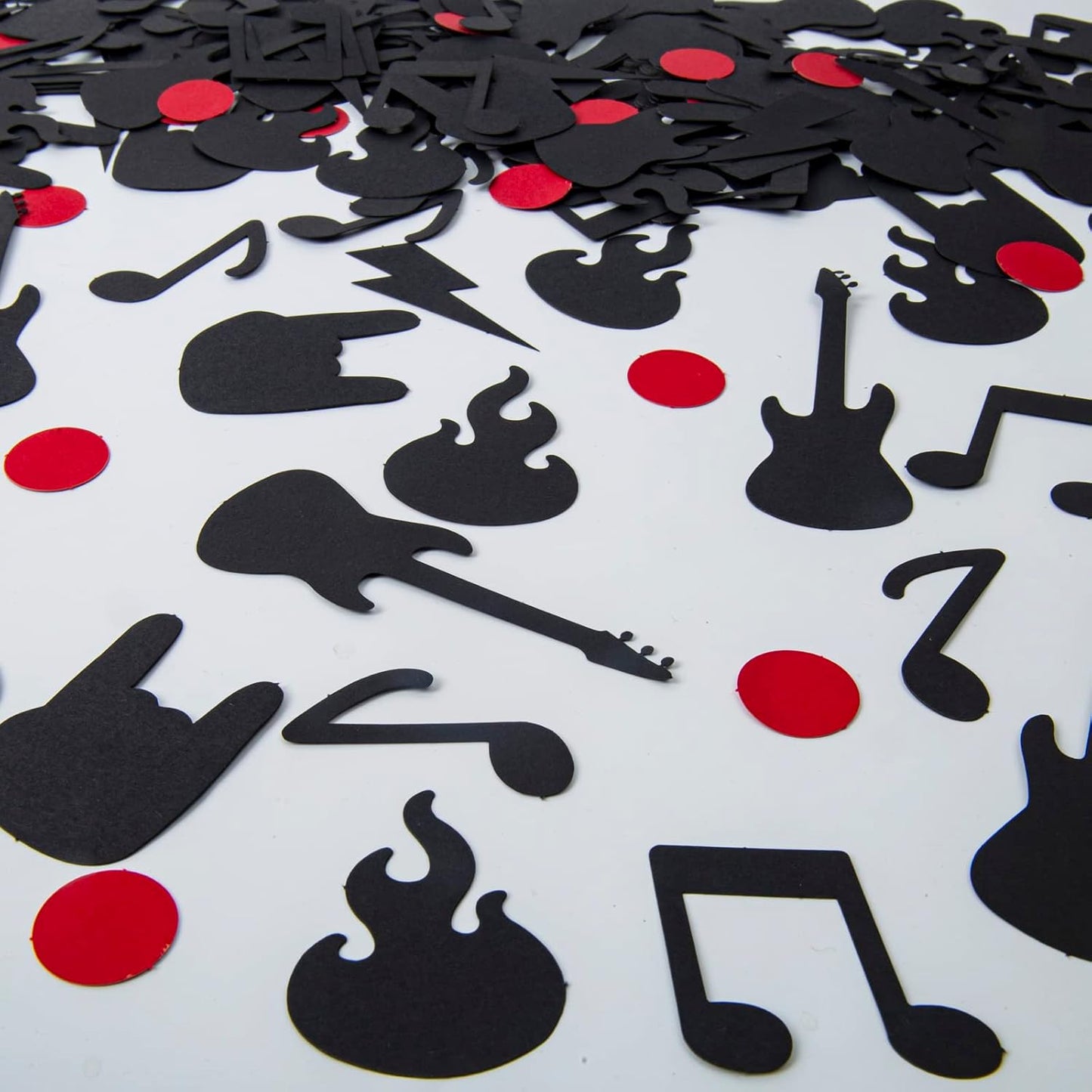 Rock N' Roll Confetti Party Decorations, Rock N' Roll Birthday Party Decorations, Wedding Party Decor, Table Decor, Garland 1950'S Rock And Roll Party Supplies, Music Birthday Decorations(175 Pcs)