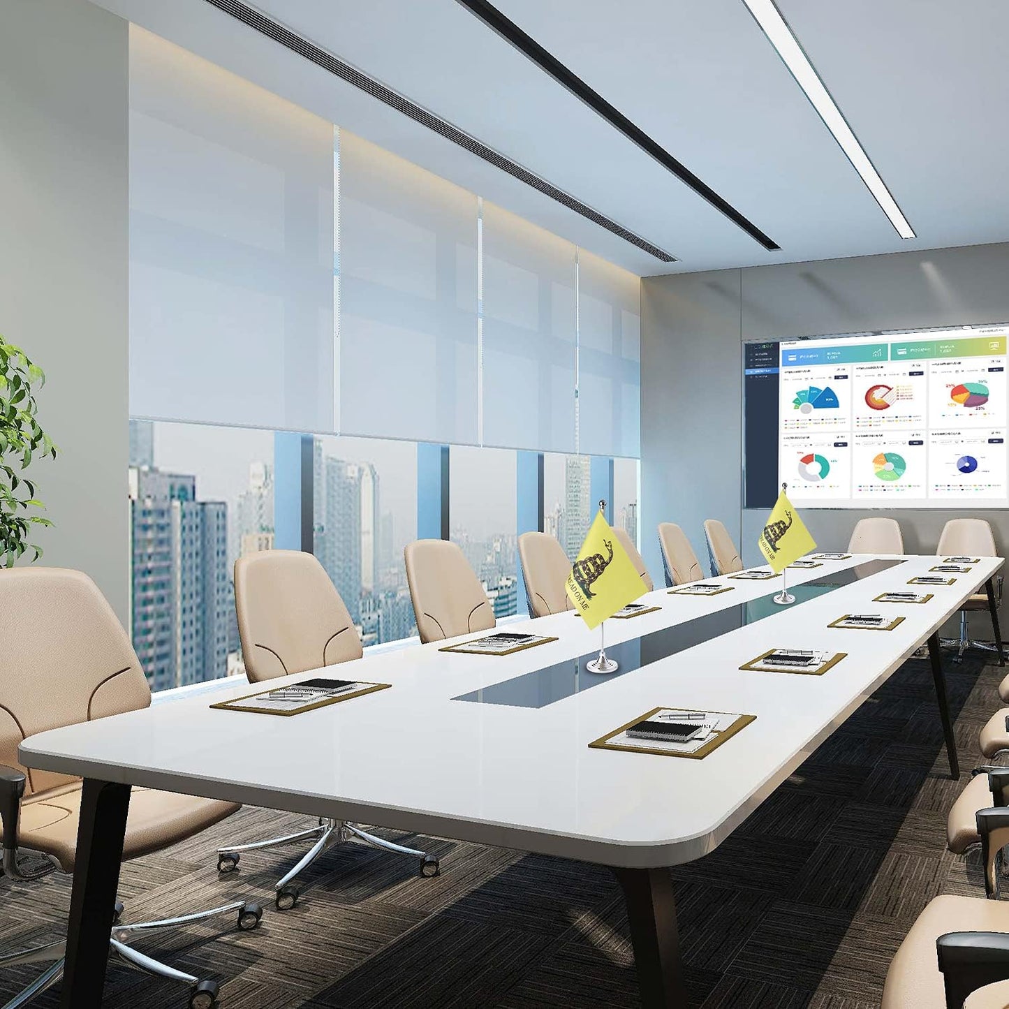 ZXvZYT 2 Pack American US Don't Tread On Me flag USA Snake table flag,Small Mini United States Tea Party Snake Desk Flags With Stand Base,for Patriots Parades Party Events Celebration Decorations