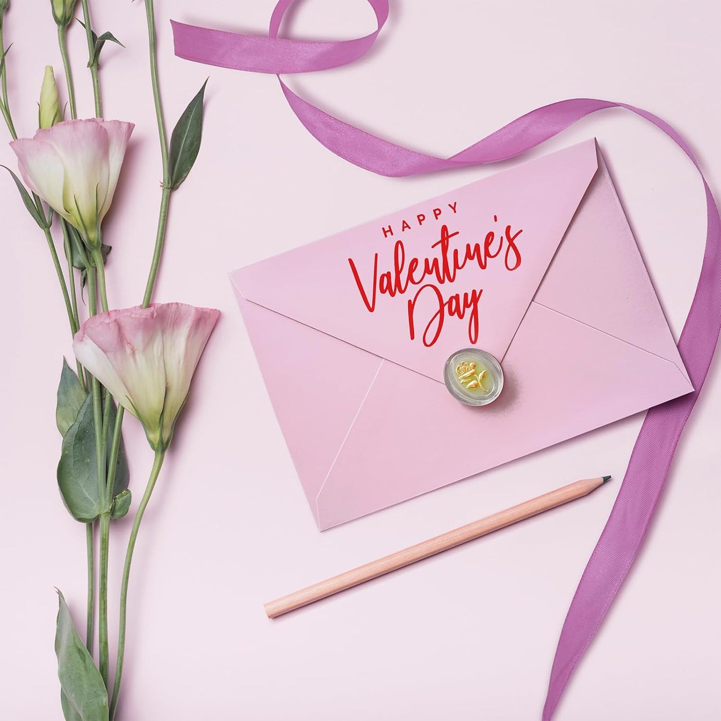 50 Pack 5x7 Envelopes Letter Size, Pink A7 Envelopes Self Seal for Wedding Invitation, Envelope 5.4x7.6 for Greeting Cards, Photos, Baby Shower, Graduation, Thank You Cards, Announcements