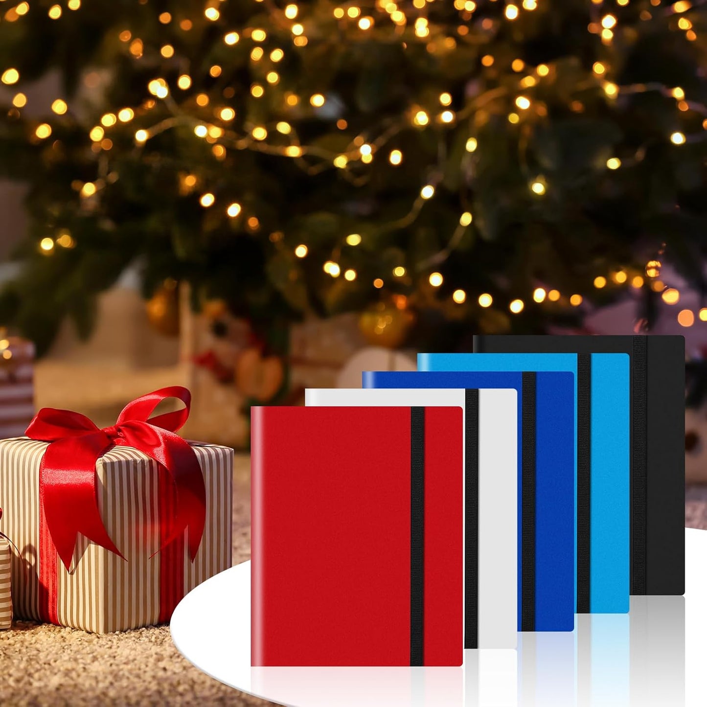 Trading Card Binder 9 Pocket, 360 Pockets Collectible Trading Card Album, Sports Card Binder for Standard Cards, Side Loading Card Folder for MTG Sports Baseball TCG Football Basketball Cards Red