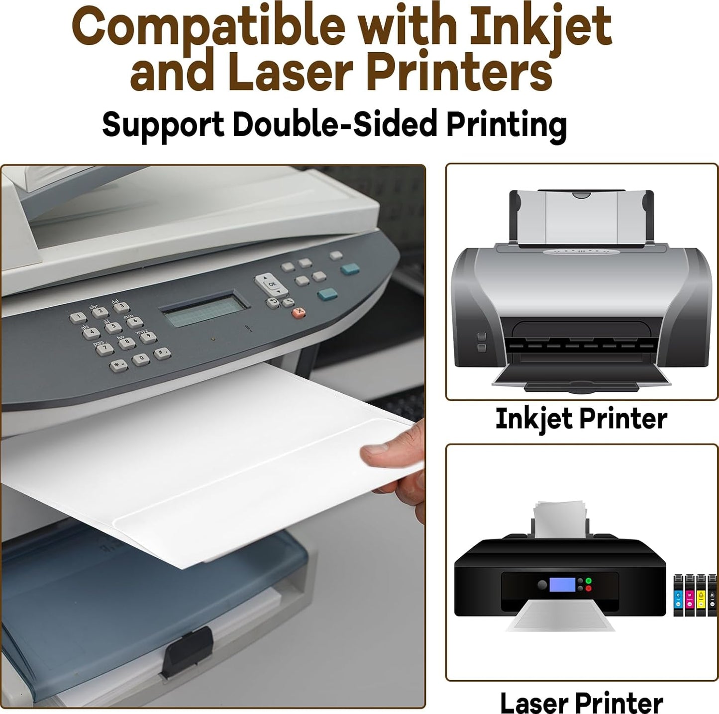 gisgfim 1000 Pcs A6 Envelopes 4.75x6.5 Inches Self Adhesive Invitation Envelopes for 4x6 Cards Printable Mailing Mailers Bulk for Wedding Baby Shower Postcard Photo Thank Notes Greeting Card