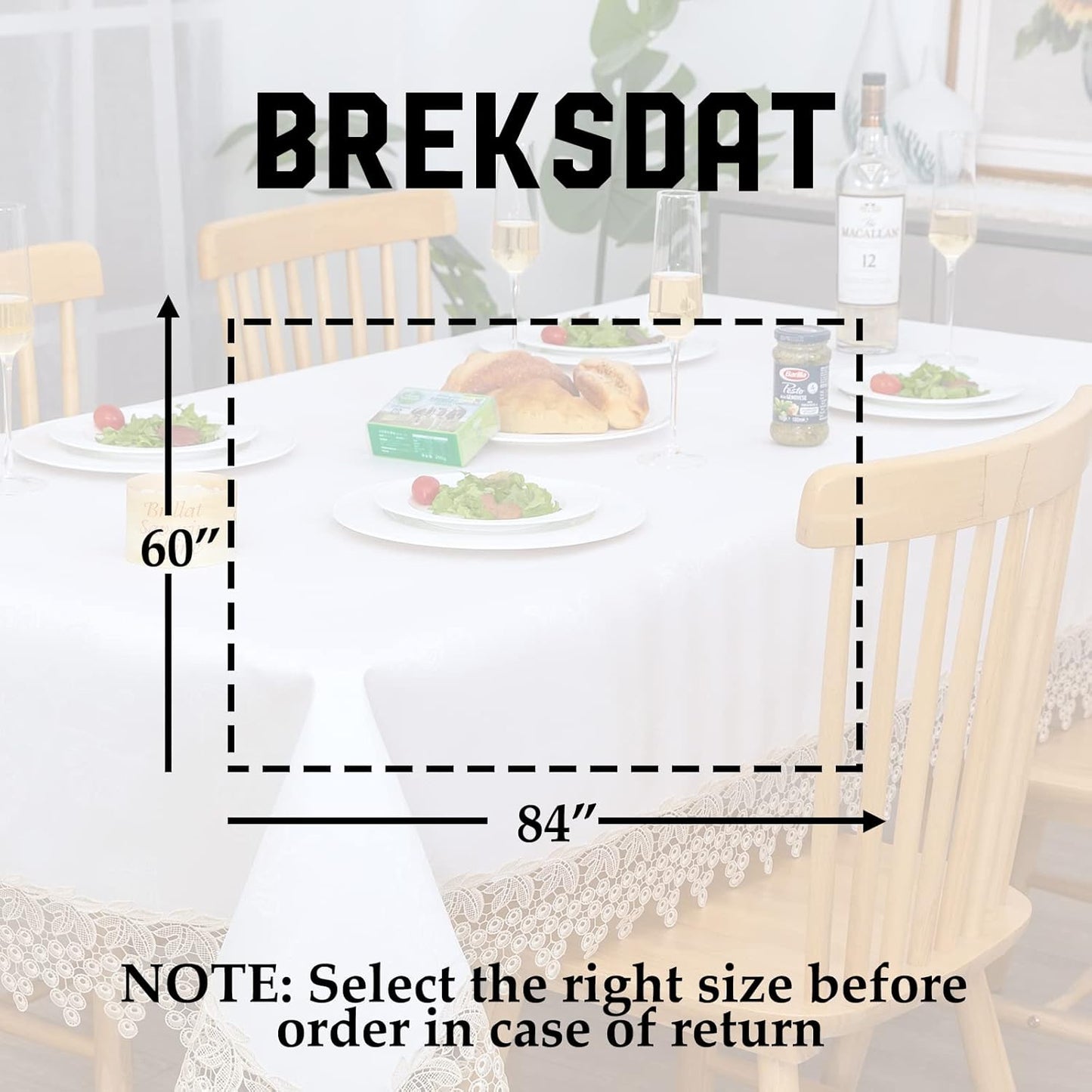 Beige lace Premium Rectangle Farmhouse Table Runner Waterproof OilProof SpillProof AntiShrink Soft Wrinkle Resistant Decorative Fabric Table Cover Kitchen Dinning Party Wedding Banquet