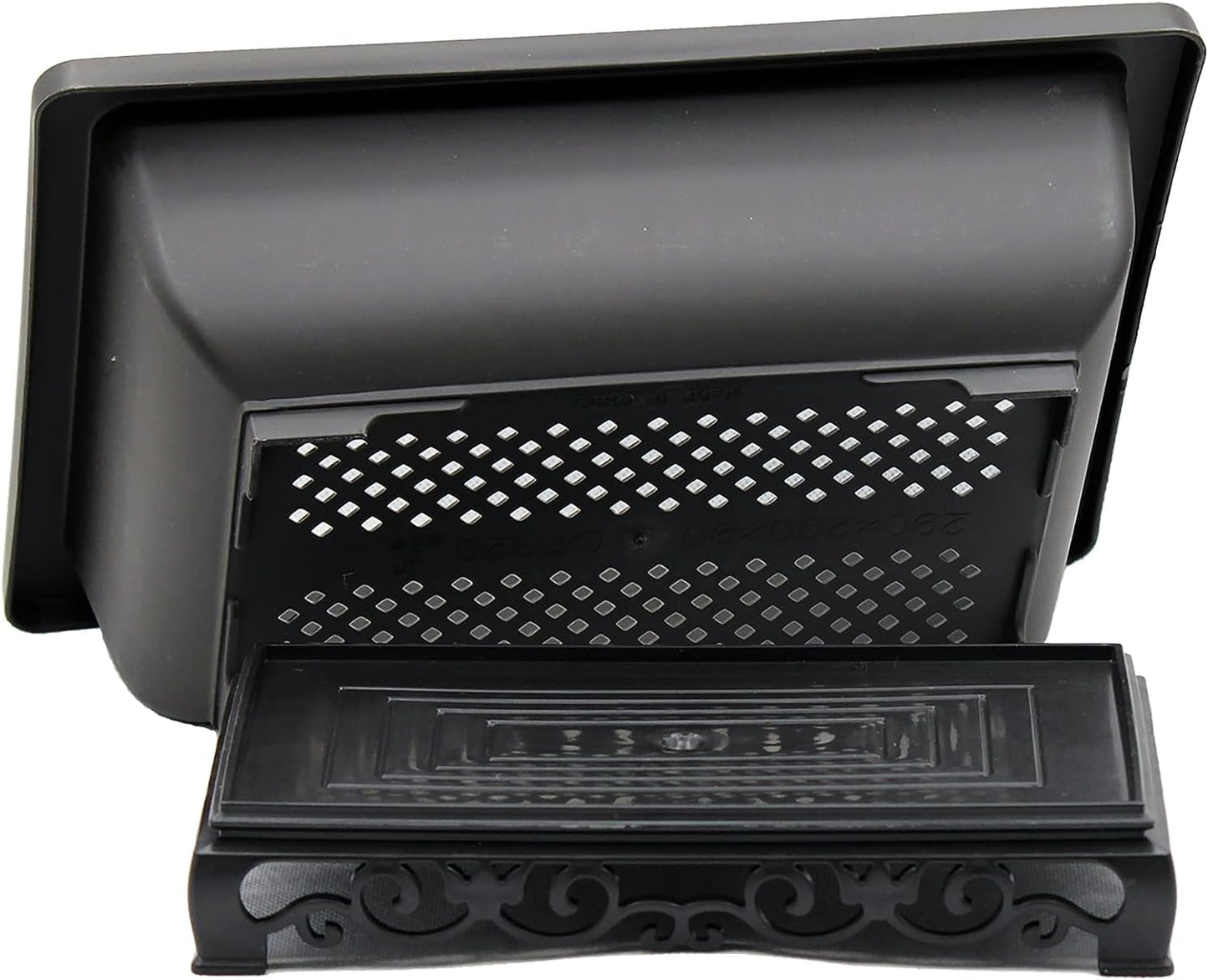 Cotta Planters Bonsai Pot – 2-Pack 11.5 Inch Bonsai Training Pot with Eelegant Stand – Antique Brown Bonsai Pots with Mesh Drainage – Luxurious Bonsai Tree Pots Indoor Made with Recycled Plastic