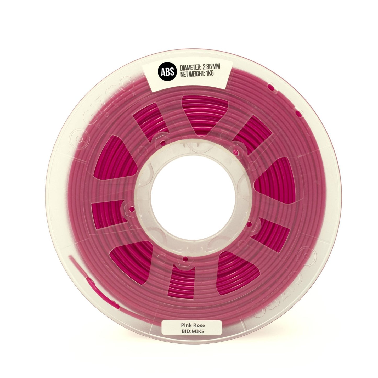 Gizmo Dorks 3mm (2.85mm) ABS Filament 1kg / 2.2lb for 3D Printers, Pink Rose