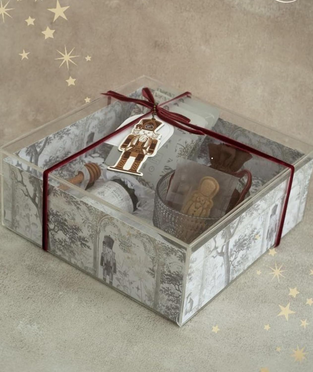 Burgundy Velvet Ribbon 3/8'' 25 Yards for Christmas Tree, Gift Wrapping, Flower Bouquet, Wreath Decorations, Bow Making