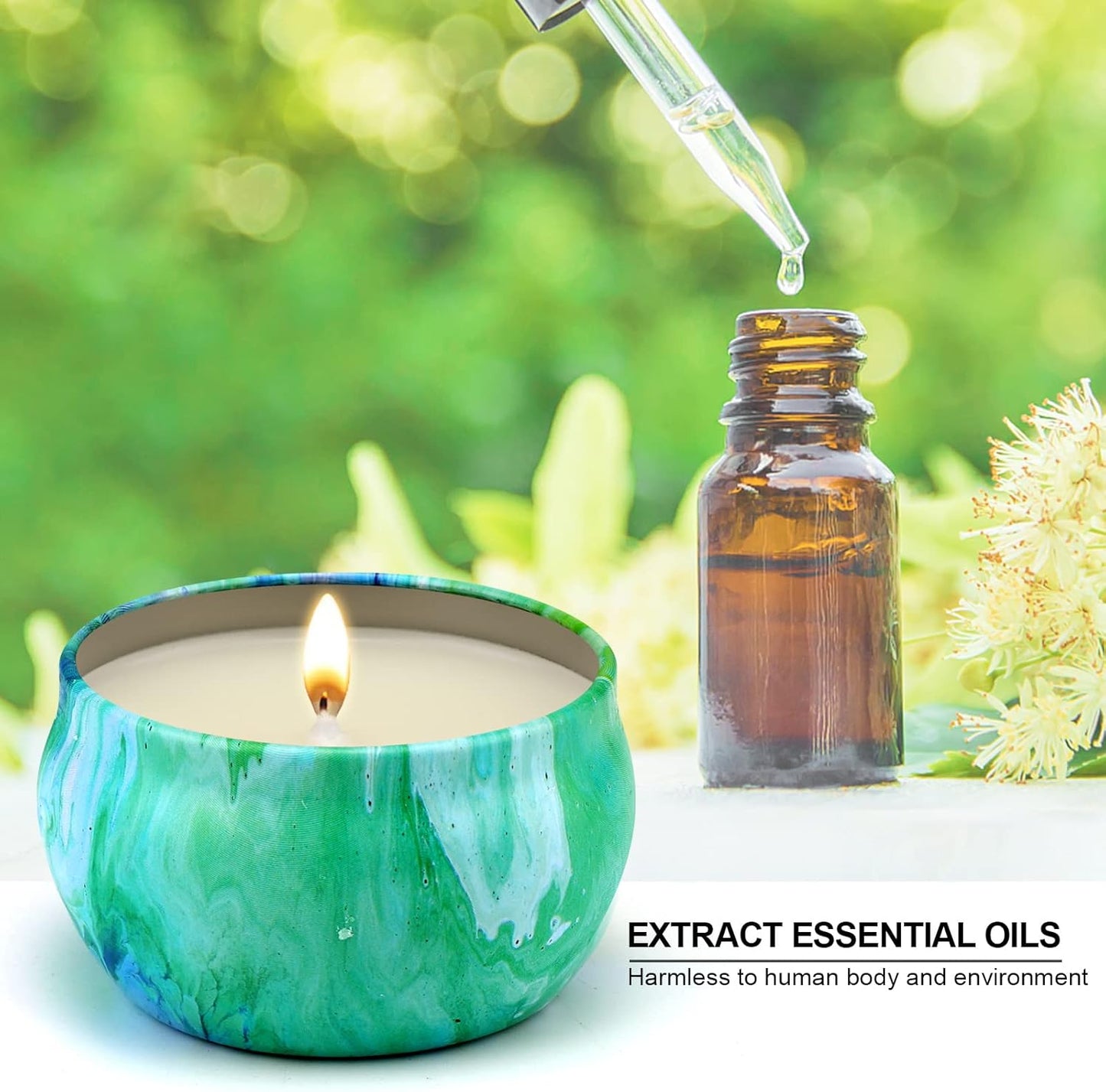 16 Pack Scented Candles Gift Set - 2.5oz Strong Fragrance Natural Soy Wax Candles in Portable Travel Tin Jars - Perfect for Home Decoration and Gifting