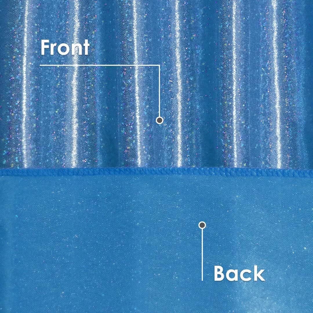 Fitable Sequin Tablecloth for Parties 60x120 Inch - Sparkle Glitter Table Cloth Laser Rectangle Overlay for Wedding Baby Shower Ceremony Birthday Holiday Banquet Decor, Blue