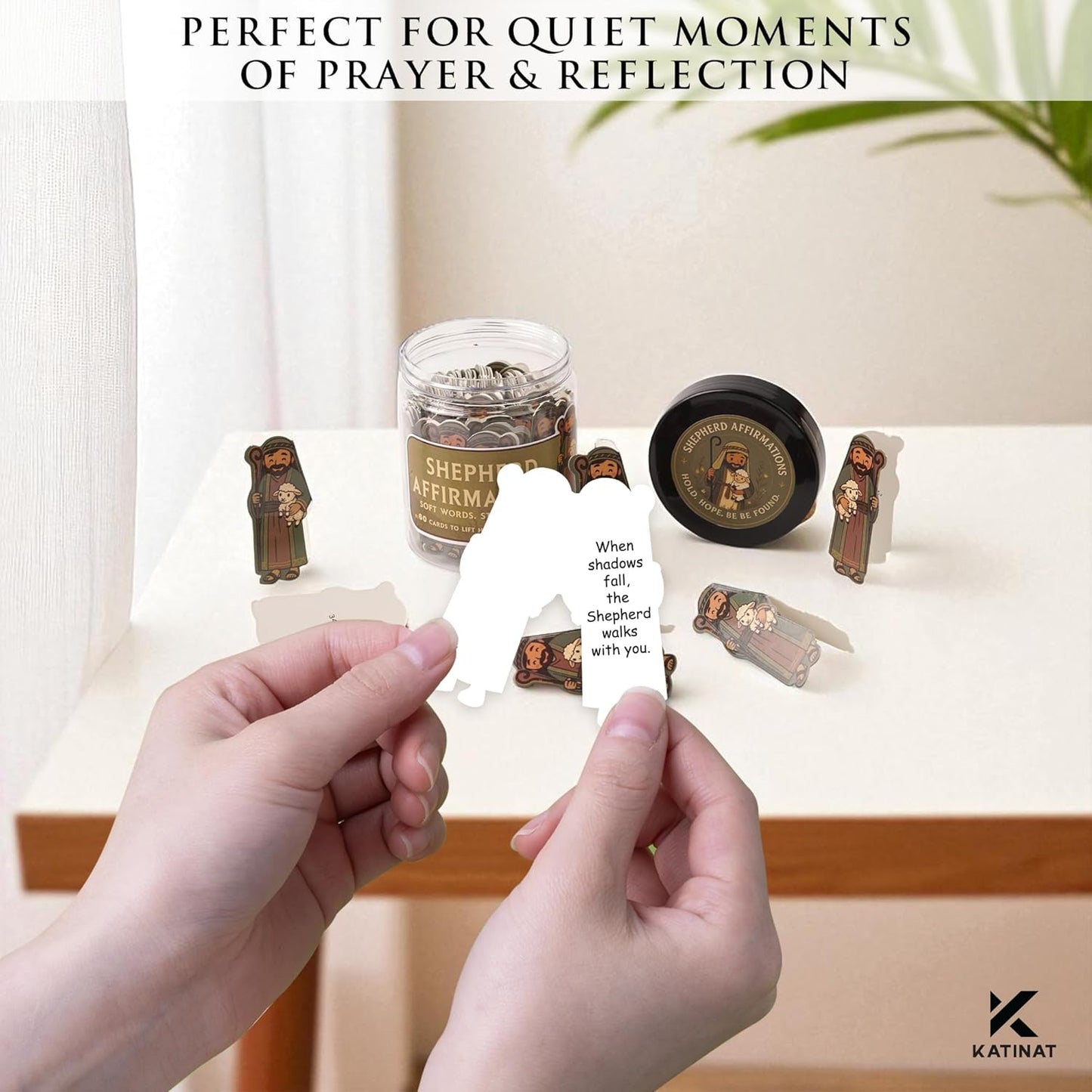 Shepherd Affirmations Jar- Faith & Encouragement Notes, Christian Gifts for Men & Women, Pastor Appreciation Gifts for Men, Pastor Wife Appreciation Gift, Christmas Gift