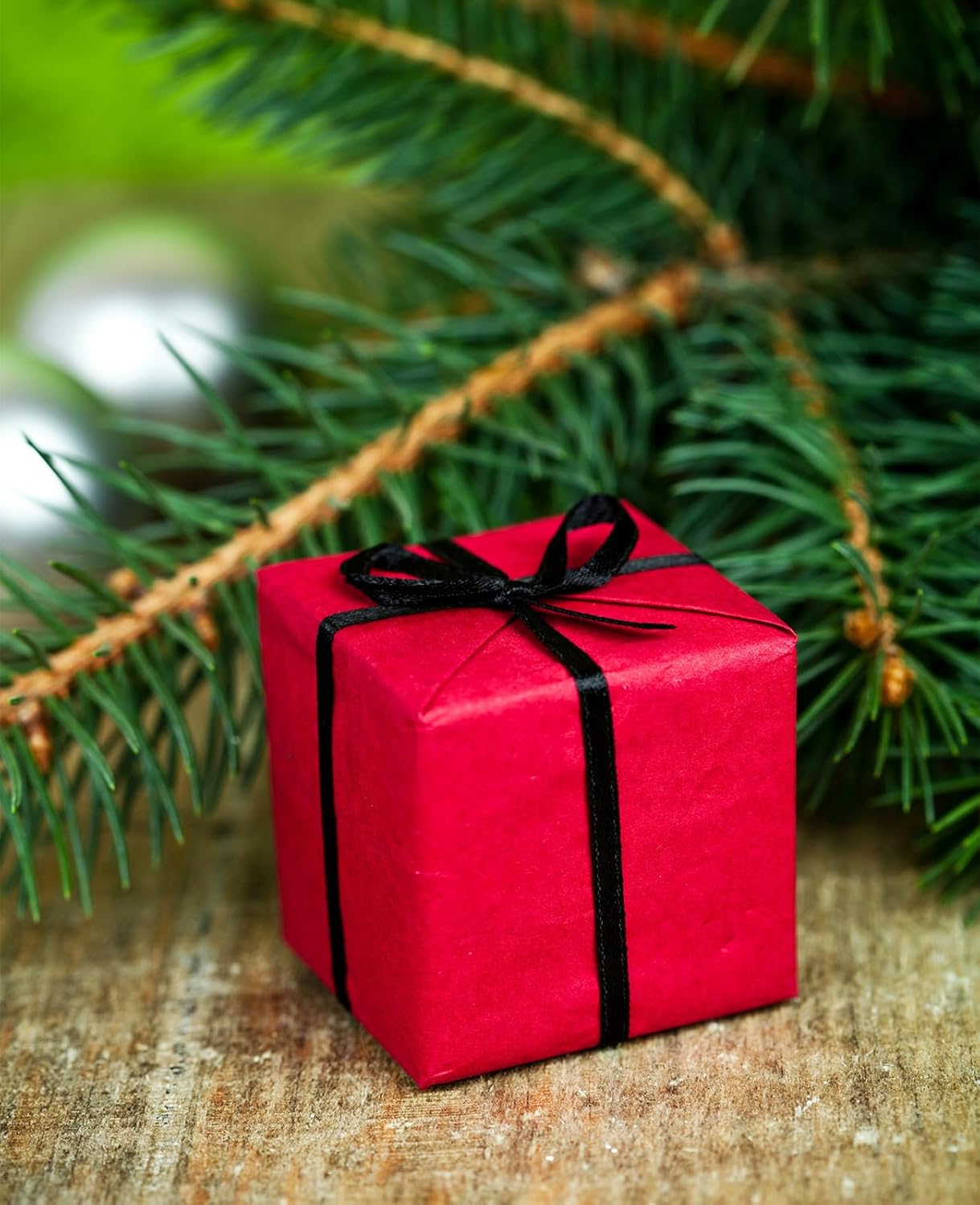 1/2" x 50 Yards Black Satin Ribbon Single Faced Fabric Ribbons for Gift Wrapping, Crafting, Bows Making, Sewing, Wedding, Home Decor