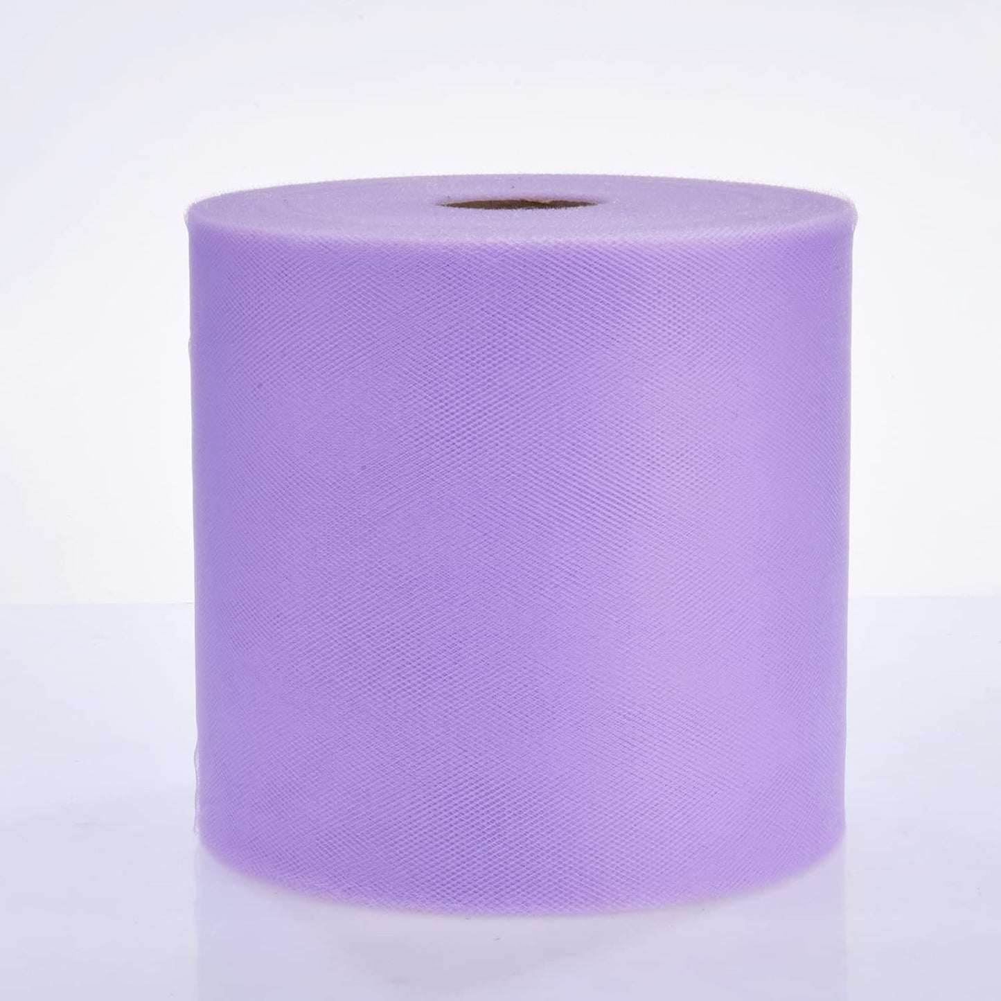 Tulle Fabric Roll, 6” by 200 Yards (600FT) Tulle Organza Fabric Spool for DIY Tutu Skirt Baby Shower Decor Wedding Backdrop Crafts Birthday Party Supplies (Lavendar)