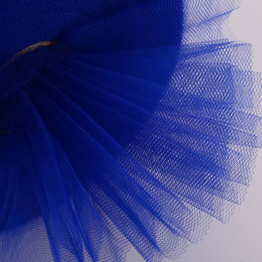 Tulle Rolls 6” by 100 Yards (300 feet) Tulle Roll Spool Fabric for DIY Tutu Skirts Wedding Baby Shower Crafts Decorations Party Supplies (Royal Blue)