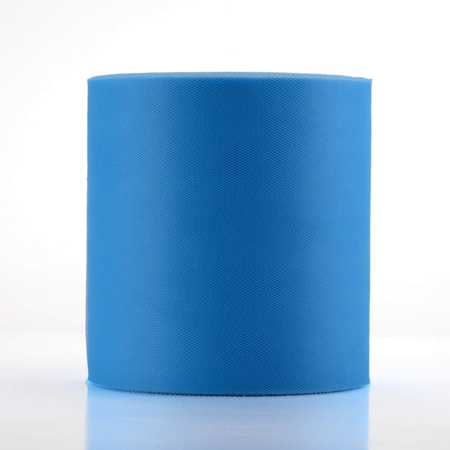 Tulle Fabric Roll, 6” by 200 Yards (600FT) Tulle Organza Fabric Spool for DIY Tutu Skirt Baby Shower Decor Wedding Backdrop Crafts Birthday Party Supplies (Light Blue)