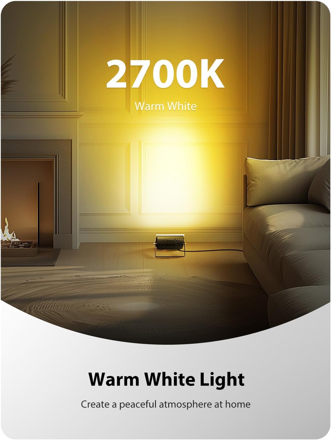 Onforu 6 Pack RGBW LED Flood Light Outdoor, 100W Color Changing 2700K Warm White Upights with Remote, IP66 Stage Lighting, Landscape Spotlights, Uplighting Indoor Floor Lighs for Christmas