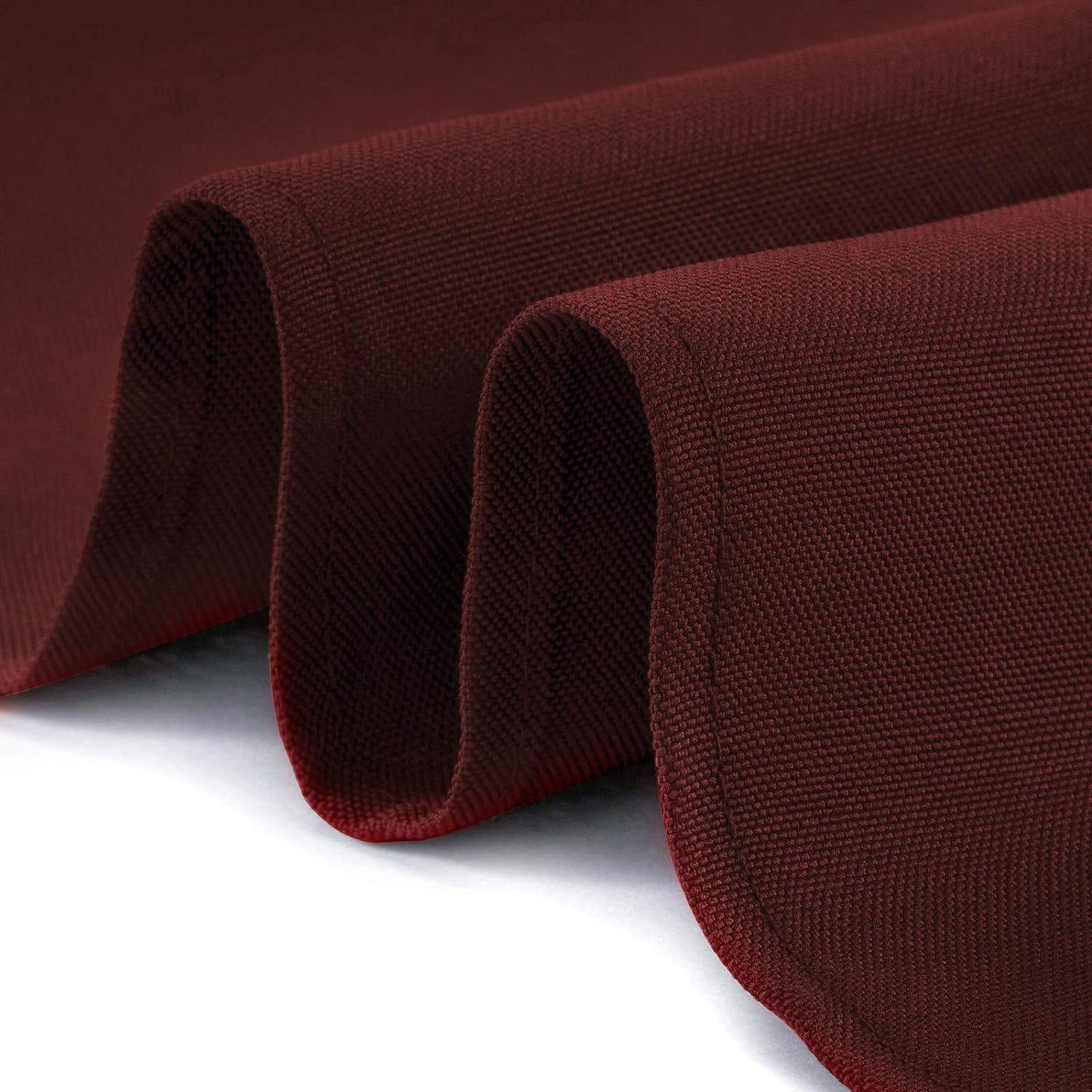 Lann's Linens - 10 Premium 70" x 120" Tablecloths for Wedding/Banquet/Restaurant - Rectangular Polyester Fabric Table Cloth - Burgundy