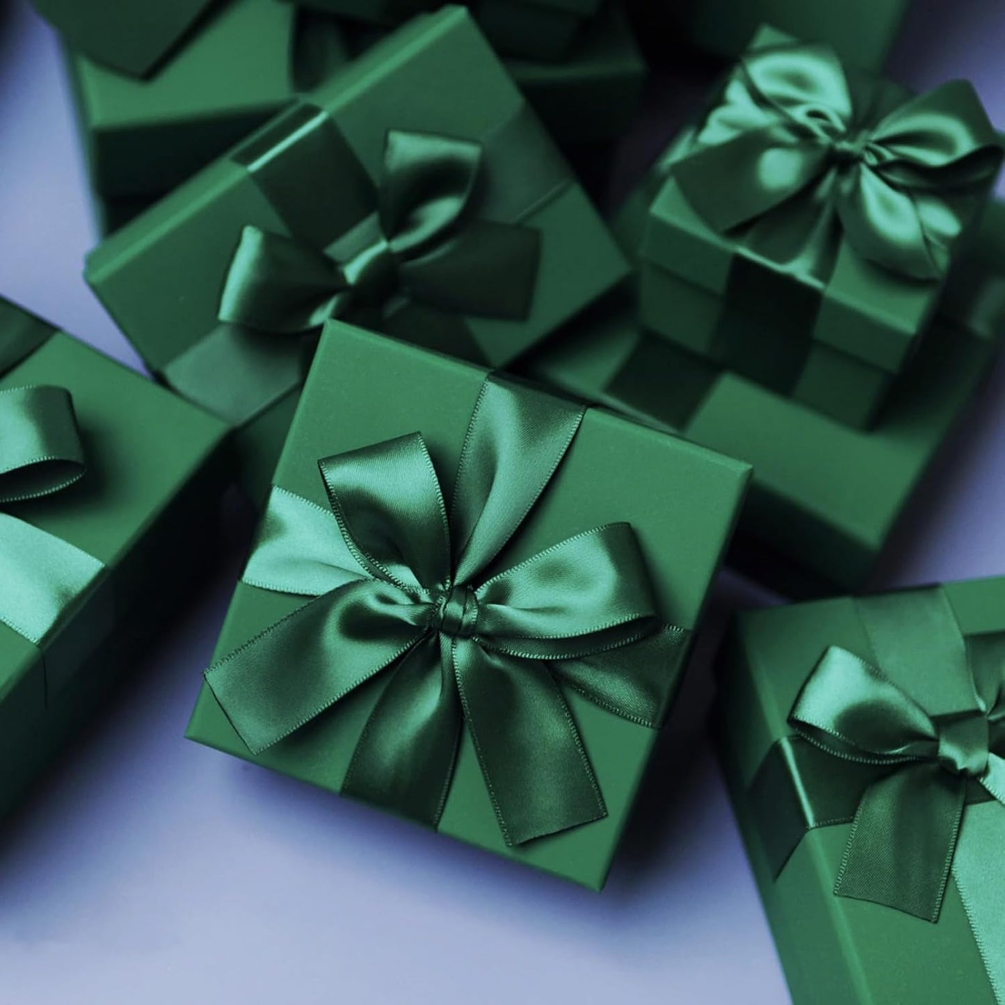 1-1/2" x 50 Yards Forest Green Satin Ribbon Single Faced Fabric Ribbons for Gift Wrapping, Crafting, Floral Arrangements, Flower Bouquet, Wedding, Home Decor