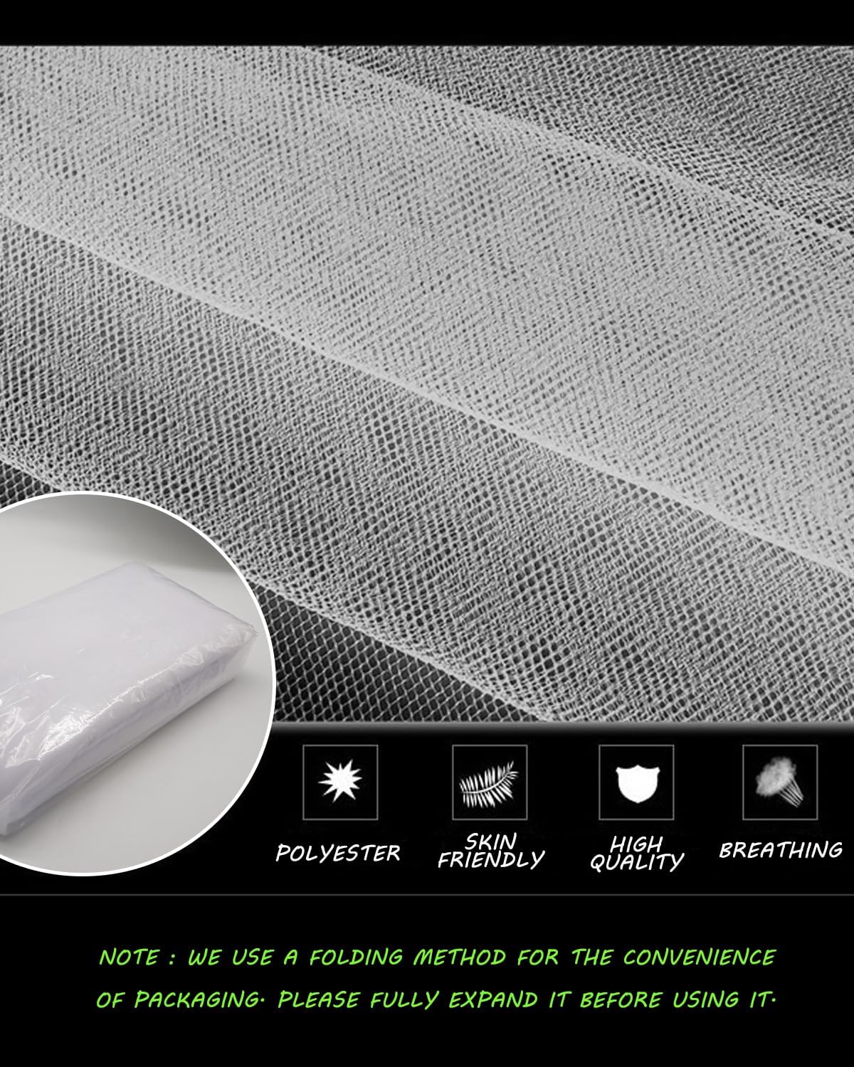 White Tulle Fabric 108" x 25 Yards for Wedding Decoration Pew Bows Christmas Gift Wrapping Ceiling Draping Baby Shower Birthday Party Reception DIY Craft Supplies