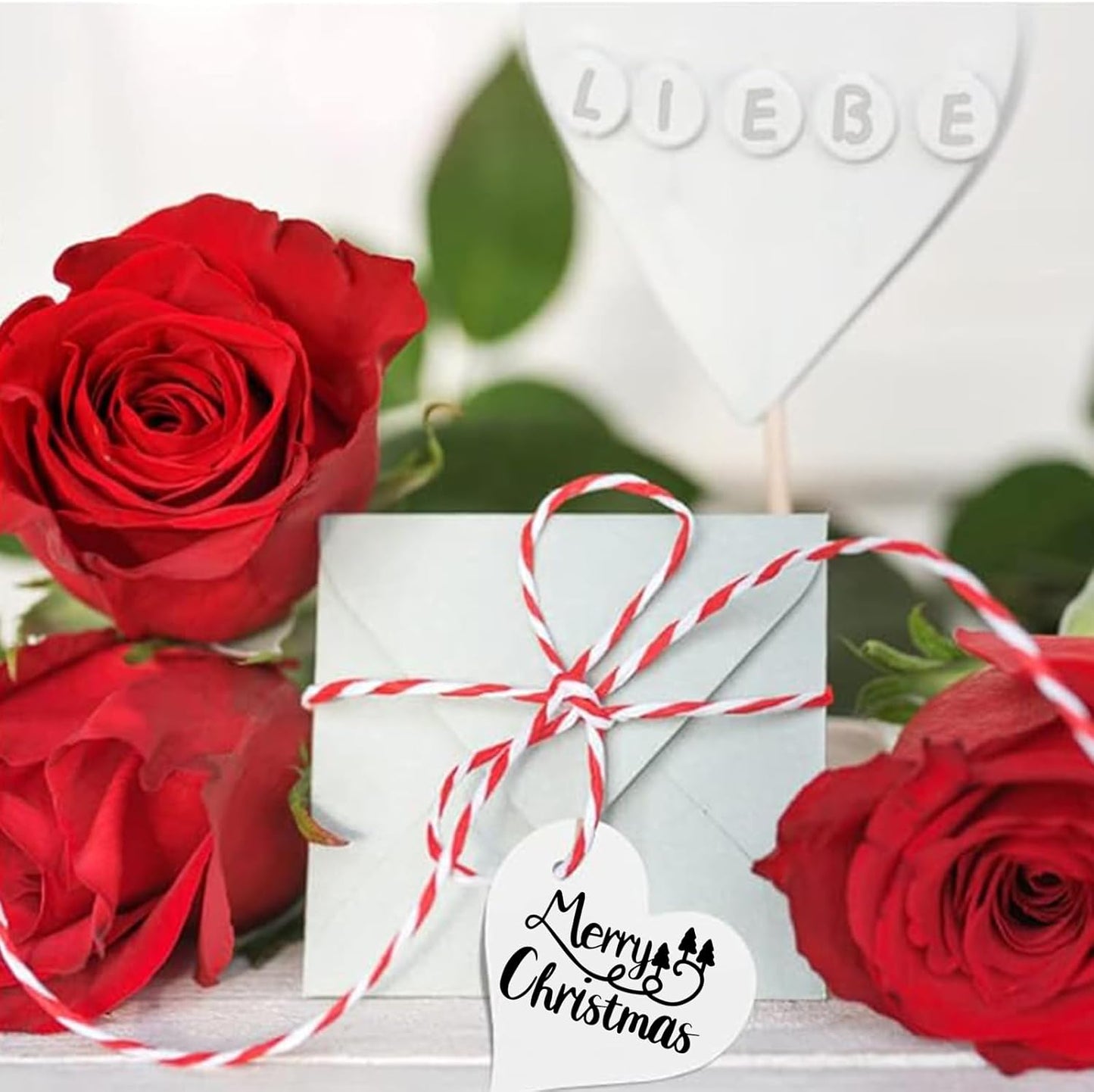 Custom Gift Tags, Personalized Heart Tags with Your Business Logo Heart Shaped Small Card Party Decoration Paper Gift Tags for Birthday Wedding Christmas