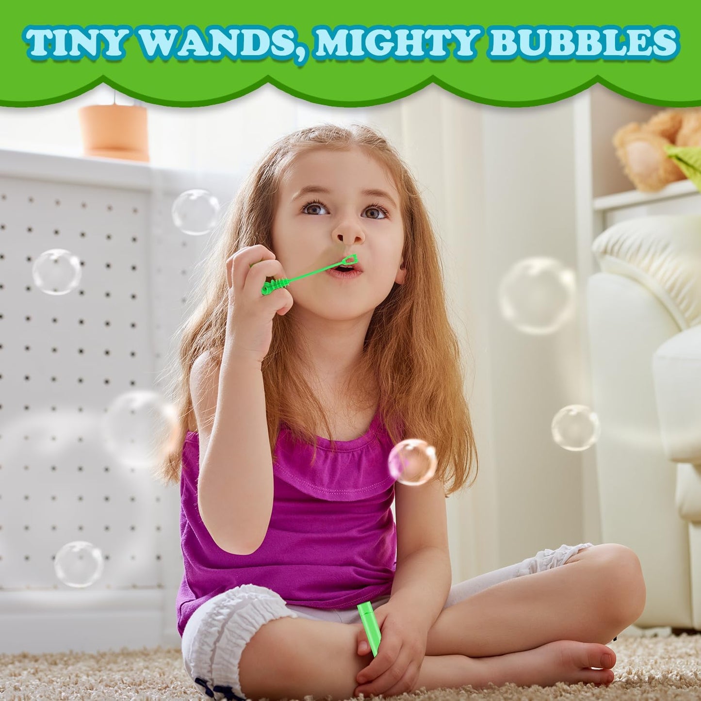 Mini Small Bubbles Wands Toys Gifts Bulk for Kids 64 Pack-Bubble Party Favors Supplies for Toddlers, Bulk Halloween Non Candy Treats Goodie Prizes for Birthday Wedding Parade Throws Giveaways Handouts