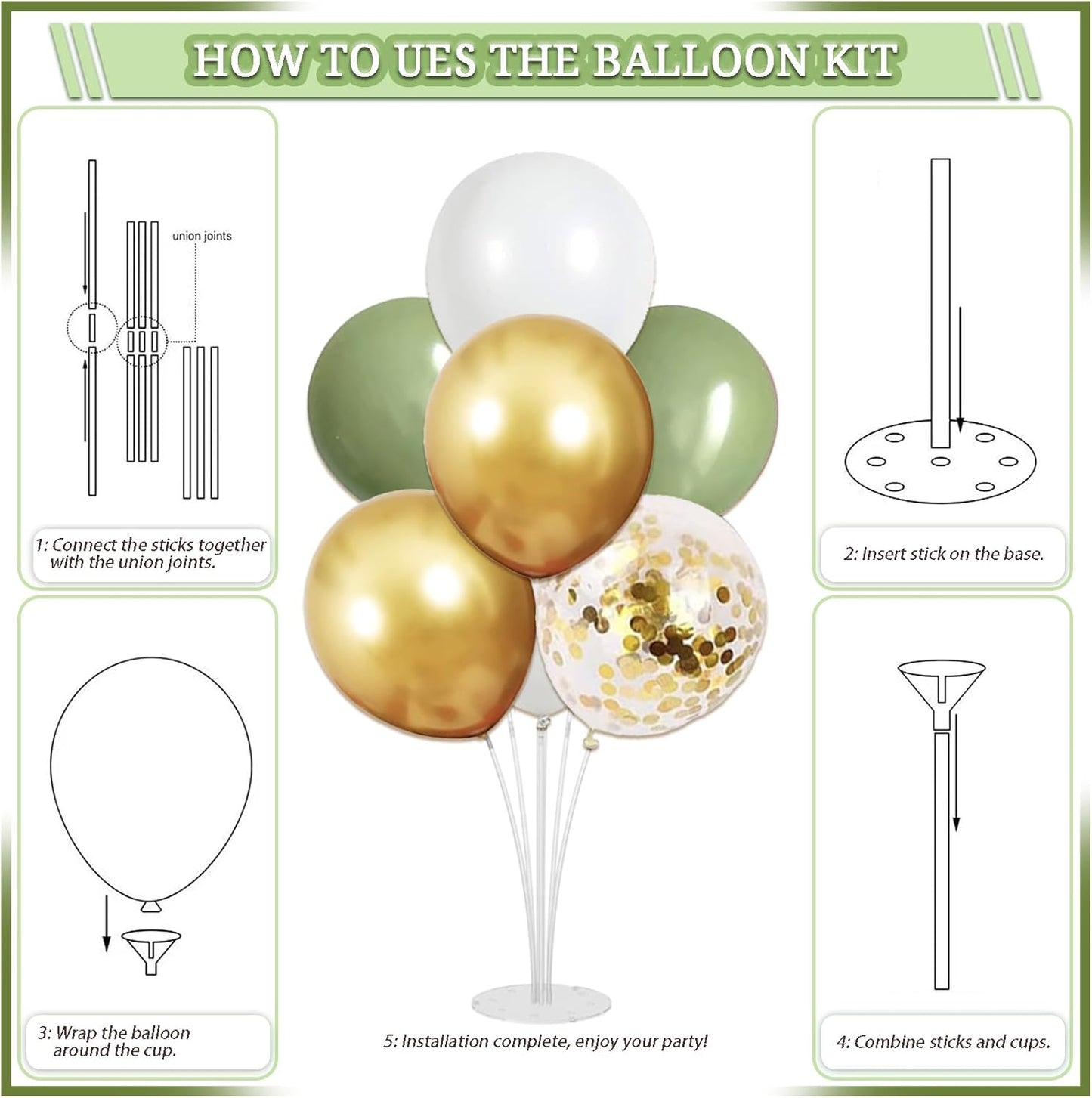 310 Pcs Sage Green Bridal Shower Decorations, Bachelorette Party Decorations Favors - "BRIDE TO BE" Banner, Veil, Balloon, Photo Props, Tableware with Eucalyptus Leaf for 25 Guests