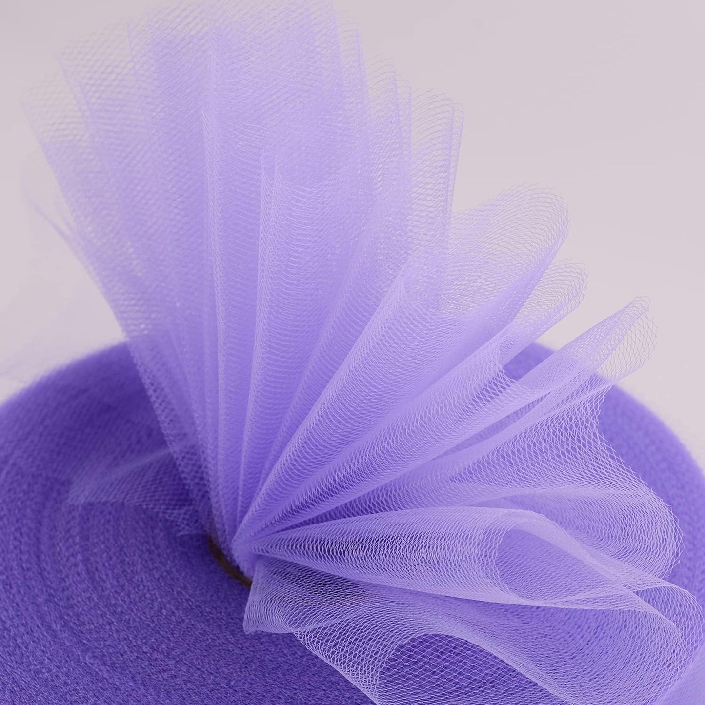 Tulle Rolls 6” by 100 Yards (300 feet) Tulle Roll Spool Fabric for DIY Tutu Skirts Wedding Baby Shower Crafts Decorations Party Supplies (Purple)