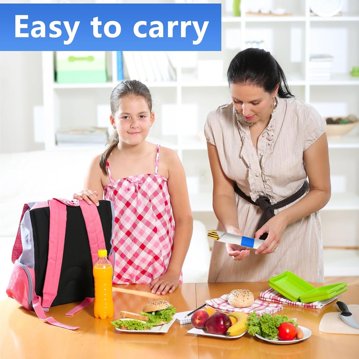 2,000 Pcs Napkin Bands, Paper Napkin Rings Self-Adhesive,Silverware Wraps Bands,Blue