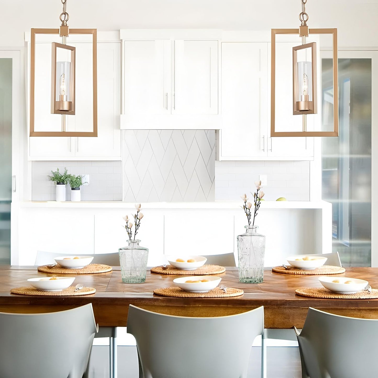 30 Pcs Bud Vase Set, Vases for Centerpieces, Cute Glass Bud Vases in Bulk, Small Vases for Flowers, Mini Vase Set for Wedding Decorations, Home Table Flower Décor