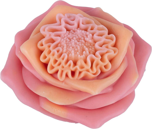 Flower Succulent Rose Peony Molds Silicone Wave Spiral Candle Mold - Silicone Resin Casting Molds for Candle & Resin & Soap Craft Supplies
