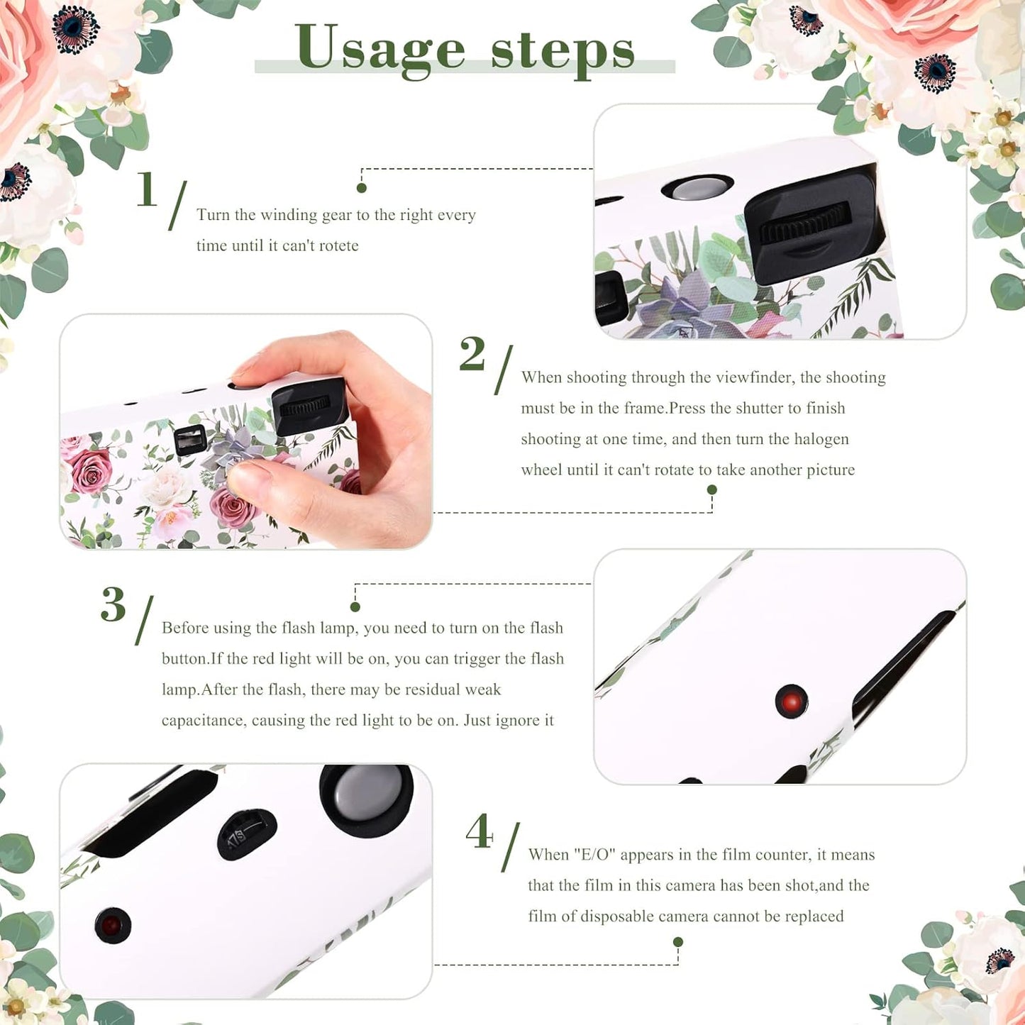 10 Pack Disposable Camera for Wedding Bulk, 34mm Single Use Camera Bulk with Flash for Gathering Wedding Travel