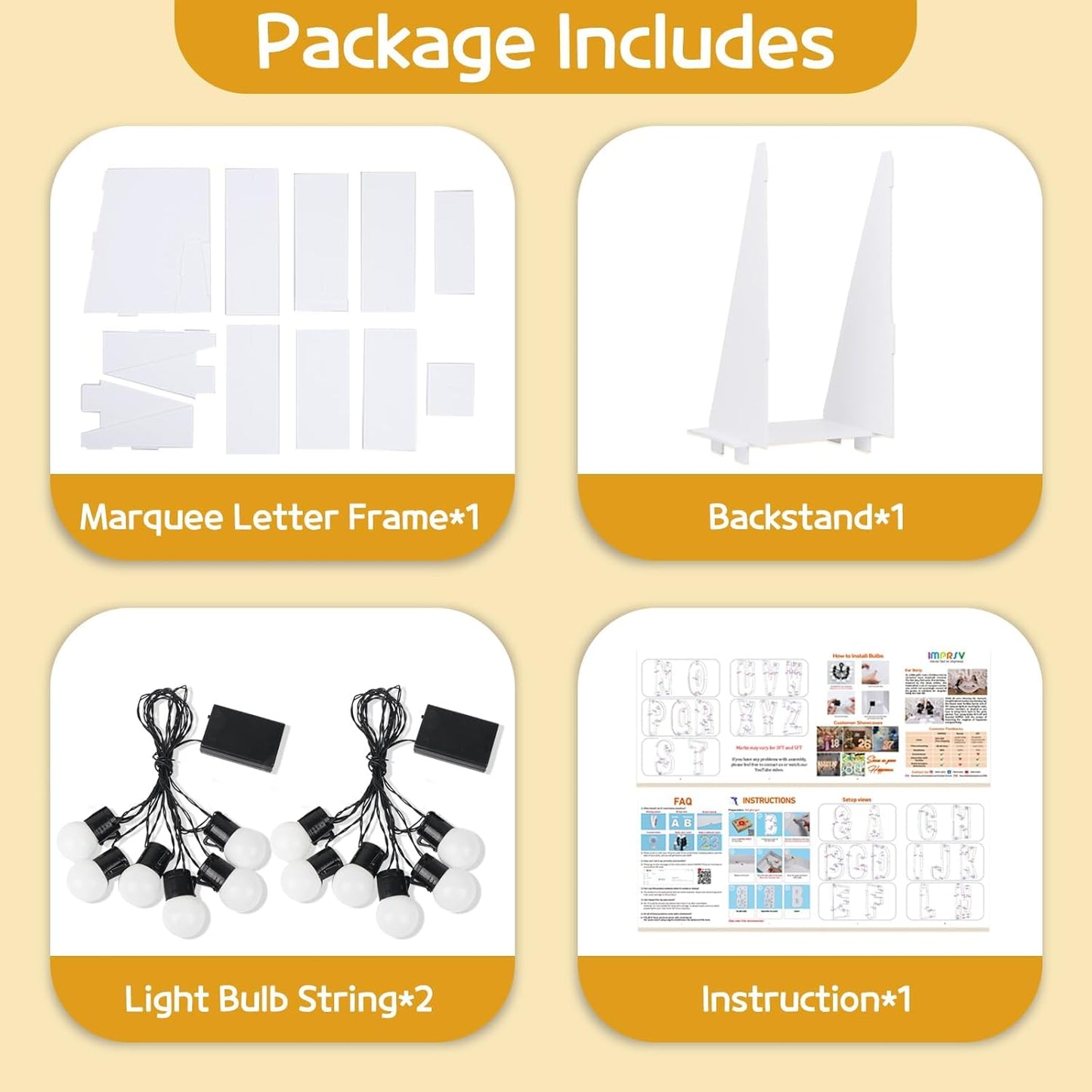 imprsv Marquee Light Up Letters, 4FT Mosaic Letters with Light for Baby Shower Graduation Party Decor, Large Y for Engagement Wedding Party Decorations (Need to Assemble)