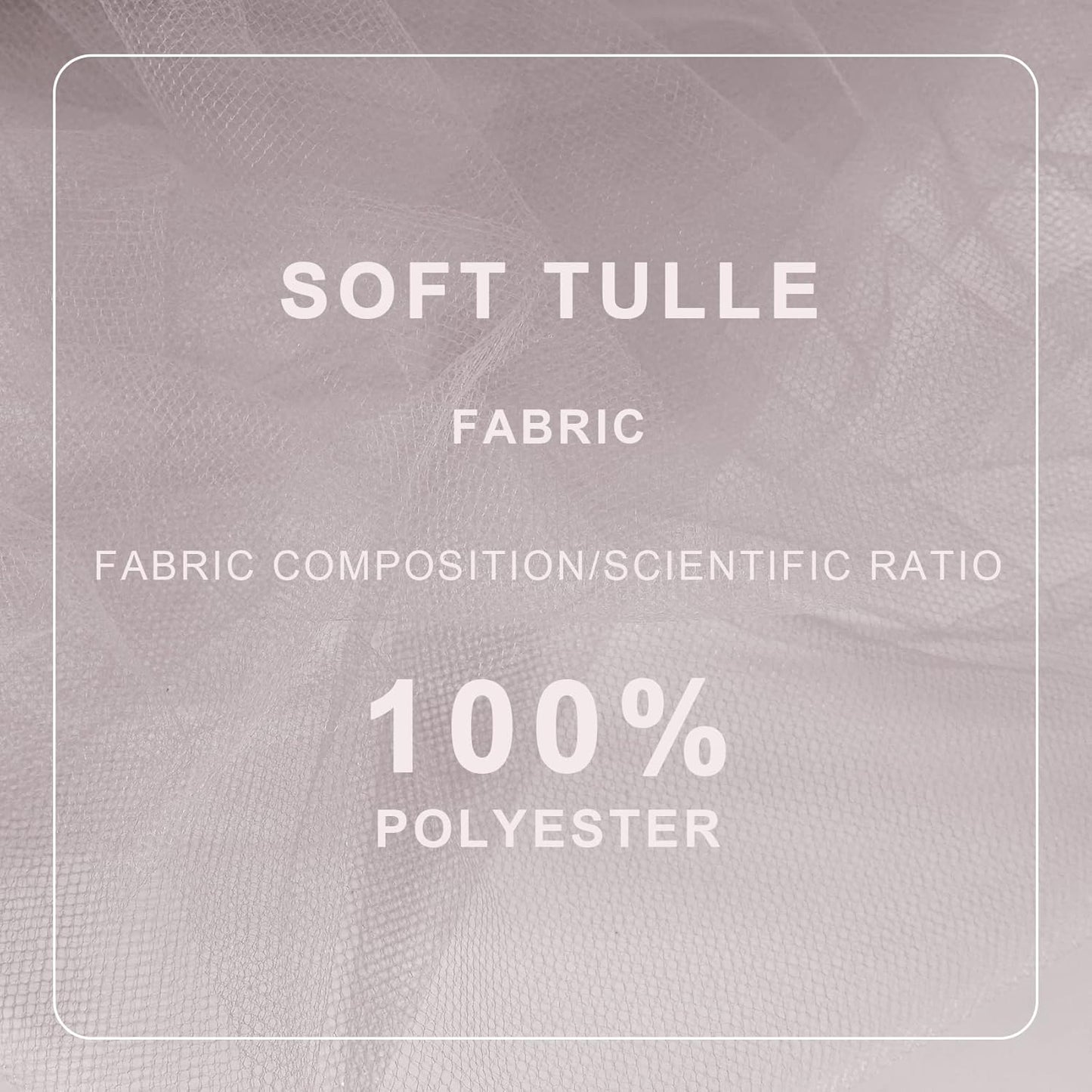 Grey Tulle Fabric Roll Spool Bolt (54 Inch by 40 Yards) Large Tulle Wedding Party Decoration, Tutu Skirt, Table Runner, Gift Wrapping, Bridal Shower, Soft & Drape (Gray)