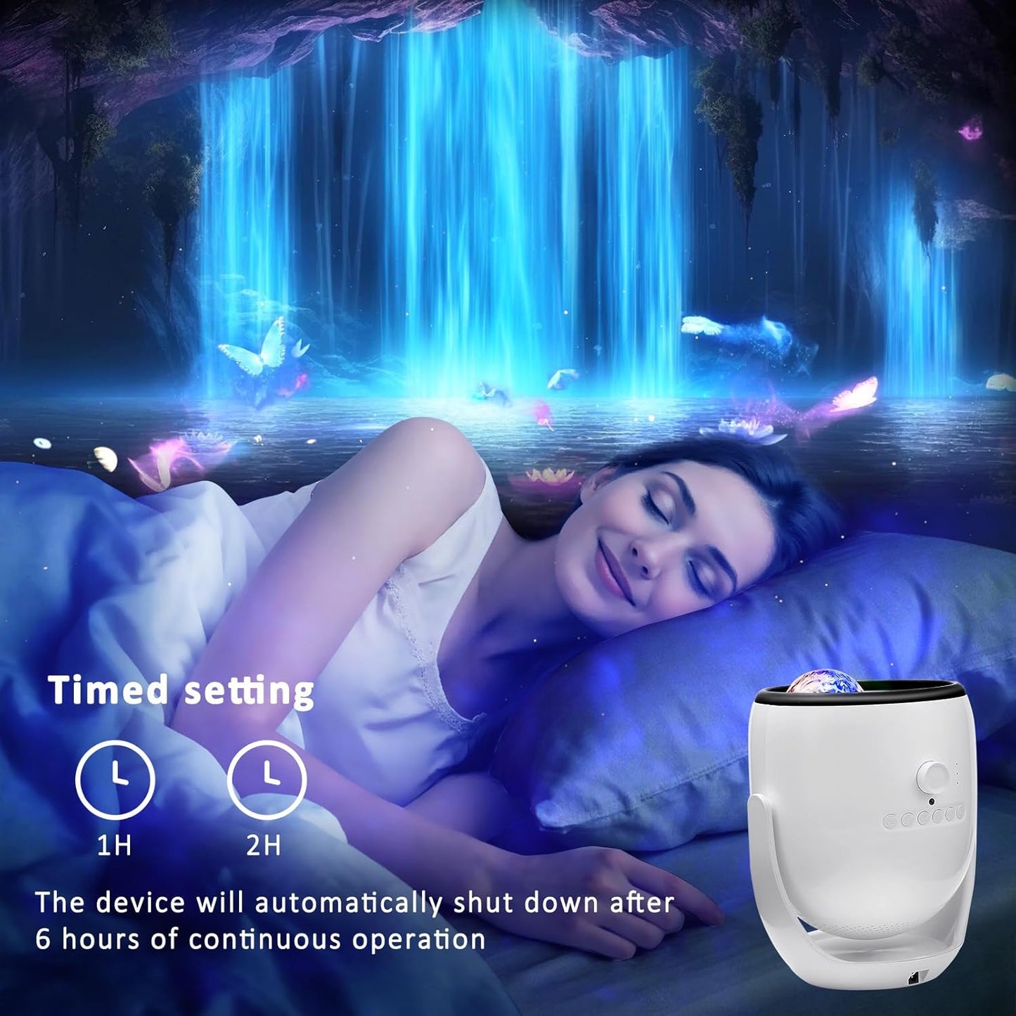 3D Theme Projector, HD Naked-Eye 3D Starry Sky Projector, Theme Dynamic Night Light, Includes Remote Control, Timer Function, and Bluetooth Speaker. Ideal for Home Decor and Leisure Entertainment.