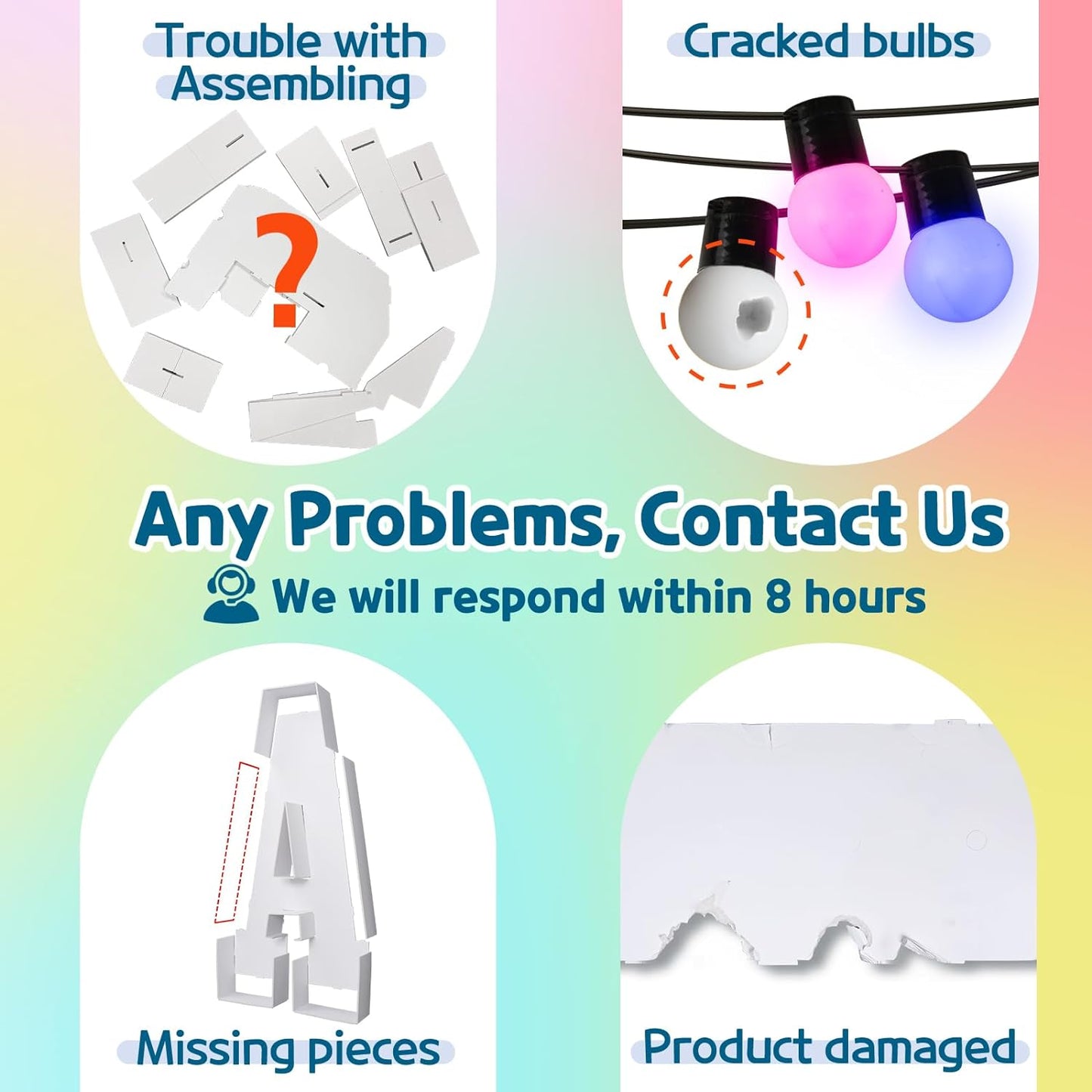 imprsv 3FT Colorful Marquee Light Up Letters G, 18 Colors Large Light up Letters Alphabet Sign with Remote, Big Marry Me Sign, Birthday Party Decorations Baby Shower Anniversary Wedding Decoration