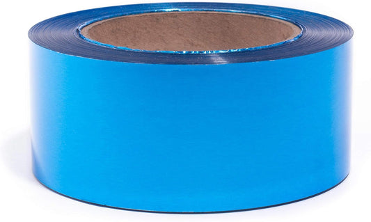 TCDesignerProducts Blue Metallic Streamer, 2 Inches Wide x 500 Feet Long