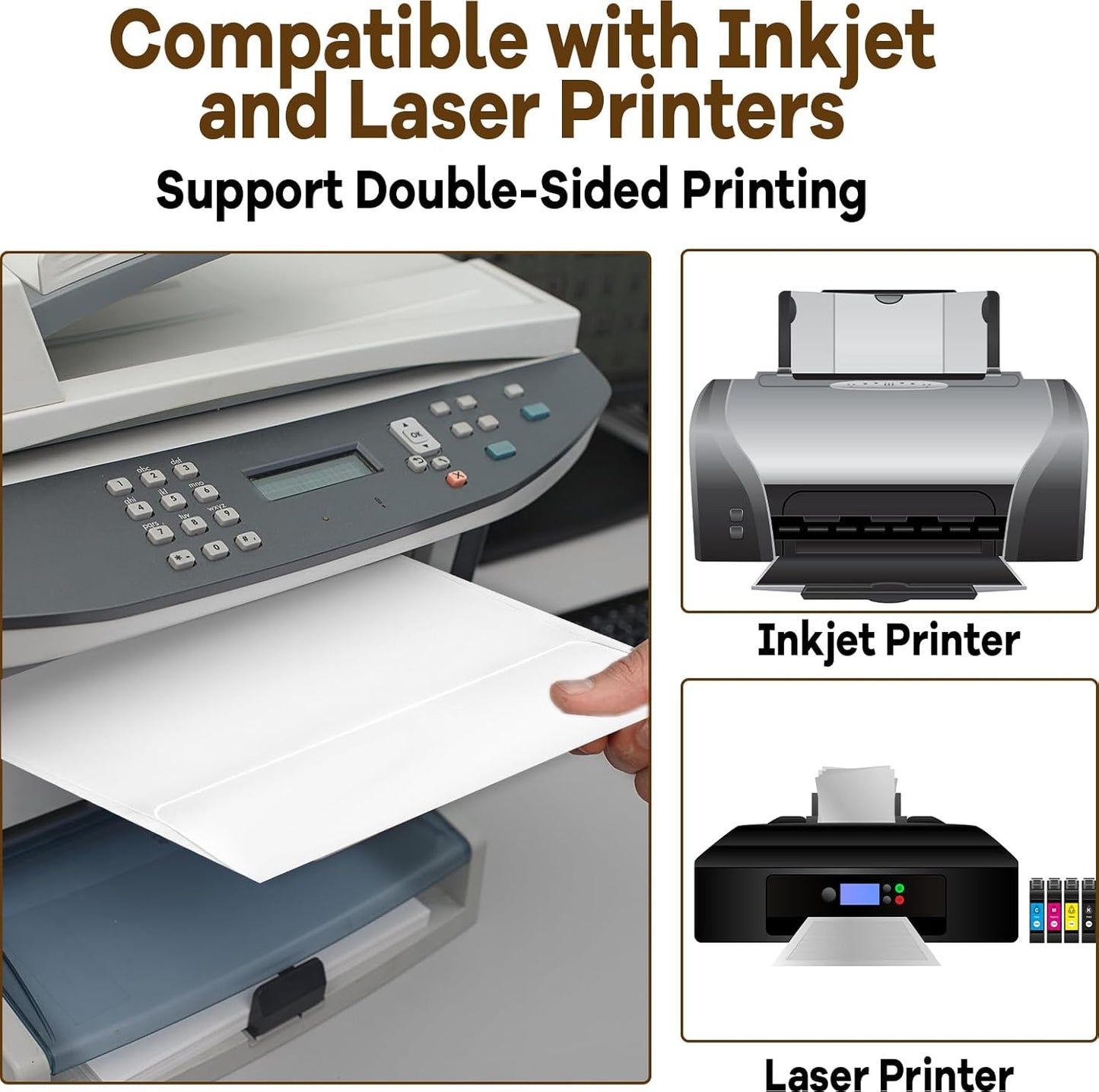 gisgfim 1000 Pcs A7 Envelopes 5.25x7.25 Inches Self Adhesive Invitation Envelopes for 5x7 Cards Printable Mailing Mailers Bulk for Wedding Baby Shower Postcard Photo Thank Notes Greeting Card