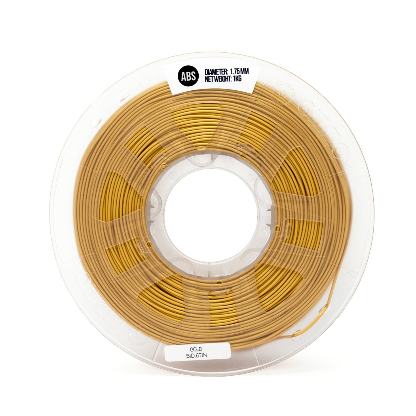 Gizmo Dorks 3mm (2.85mm) ABS Filament 1kg / 2.2lb for 3D Printers, Gold