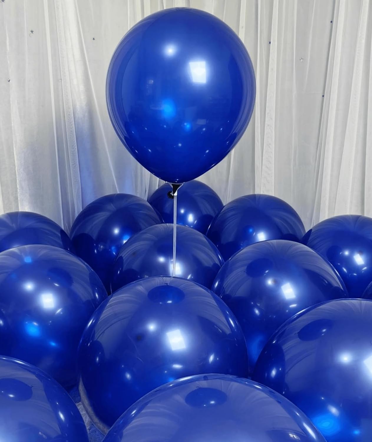 90 Pack Navy Blue Balloons 18 Inch Royal Navy Blue Big Balloons for Party Decorations and Events